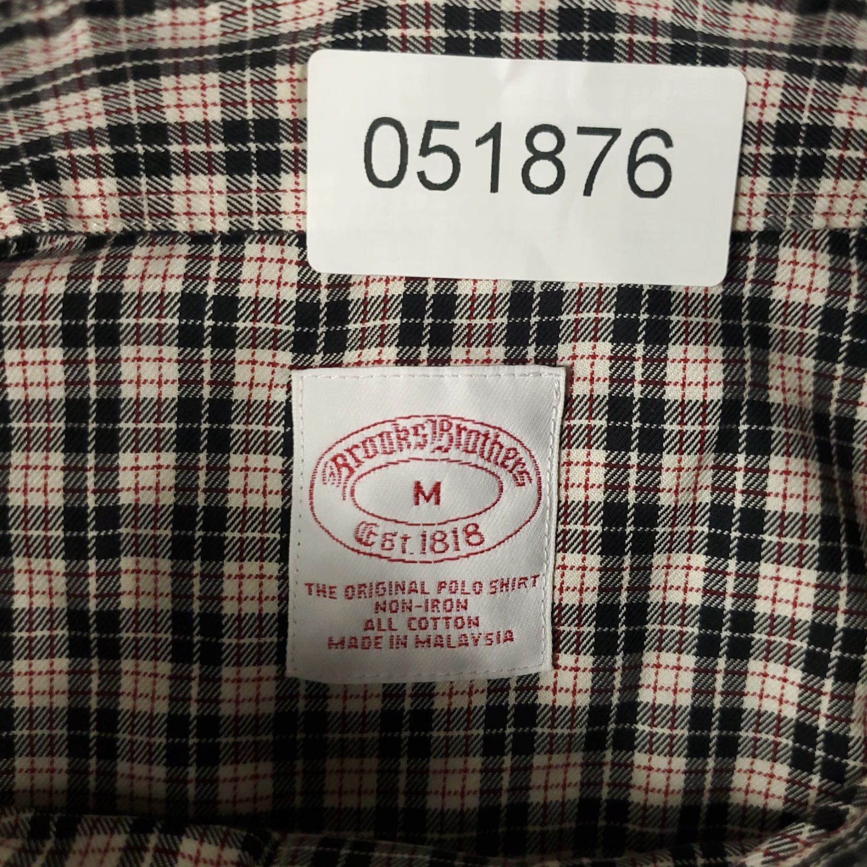 Brooks Brothers Brooks Brothers Shirt Mens Medium Blue Plaid Button-Up Long Sleeve Cotton Dress Shirt Classic Preppy American Size US M / EU 48-50 / 2 - 7 Thumbnail