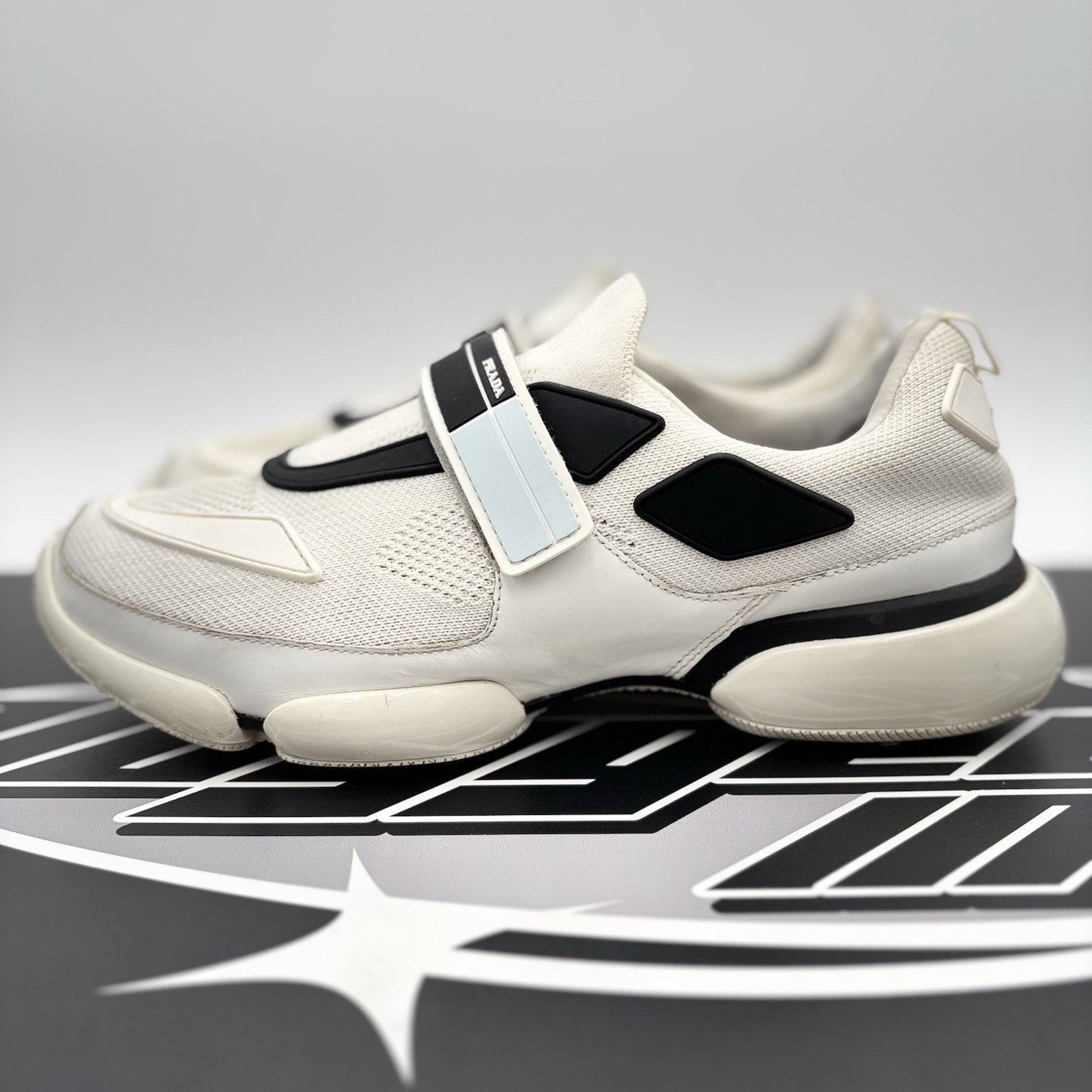 Prada Prada Cloudbust Sneaker ' White Black ' | GOOD CONDITION! Size US 7.5 / EU 40-41 - 1 Thumbnail