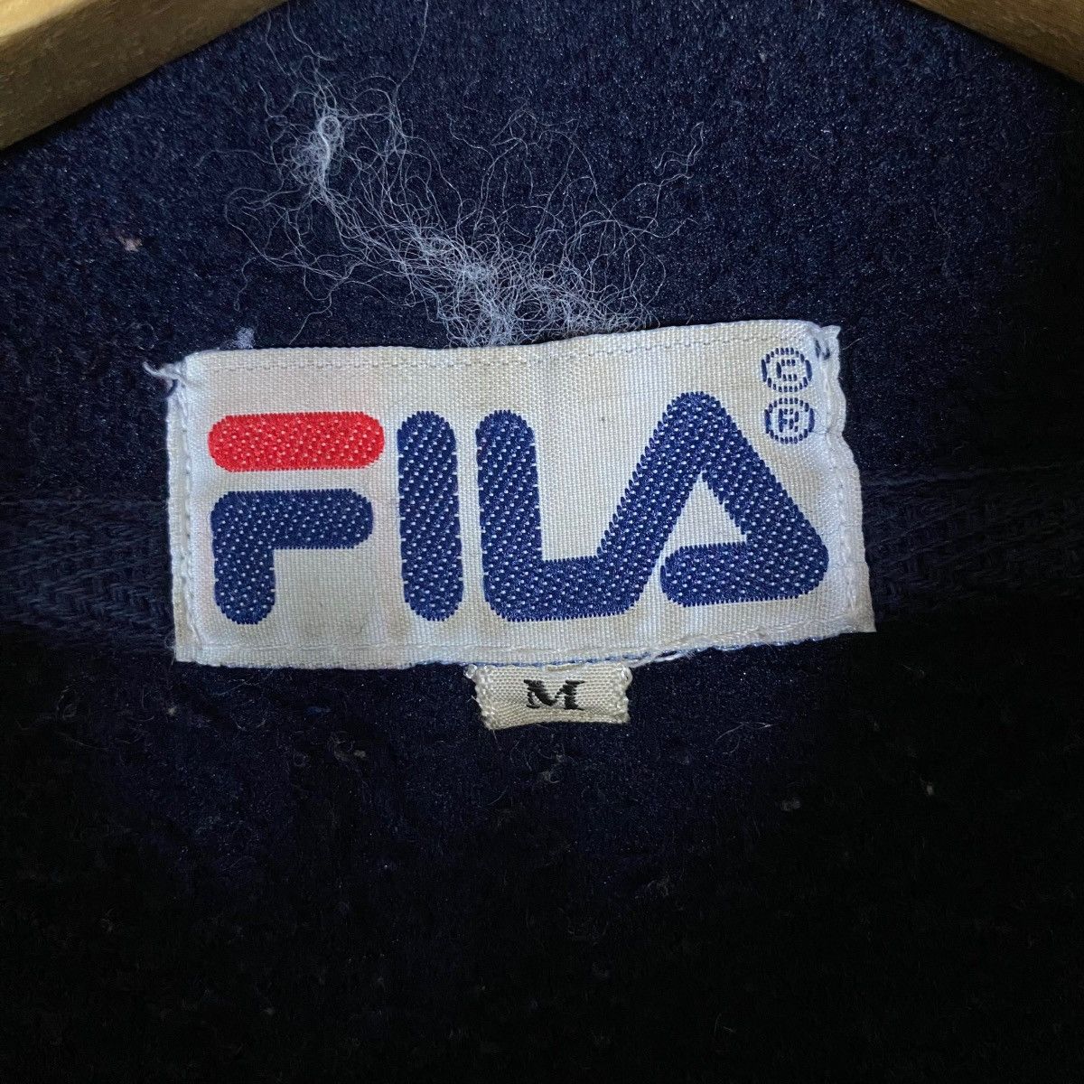 Fila × Vintage Vintage Fila Full Zipper Big Logo Spell Out Sweater Light Size US M / EU 48-50 / 2 - 12 Thumbnail