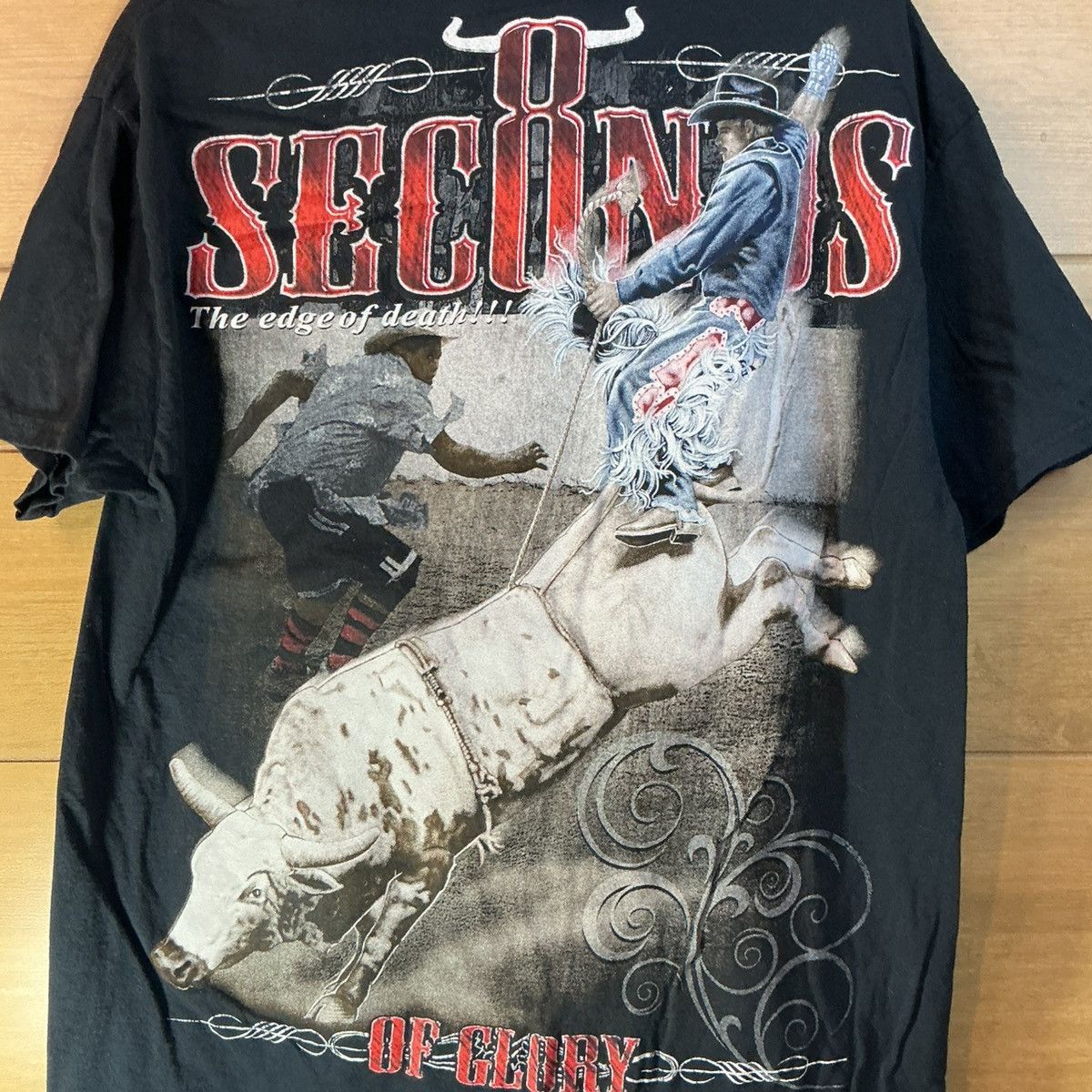 Other Vtg Style Rodeo Tee Bull Riding Western Men’s L Size US L / EU 52-54 / 3 - 4 Thumbnail