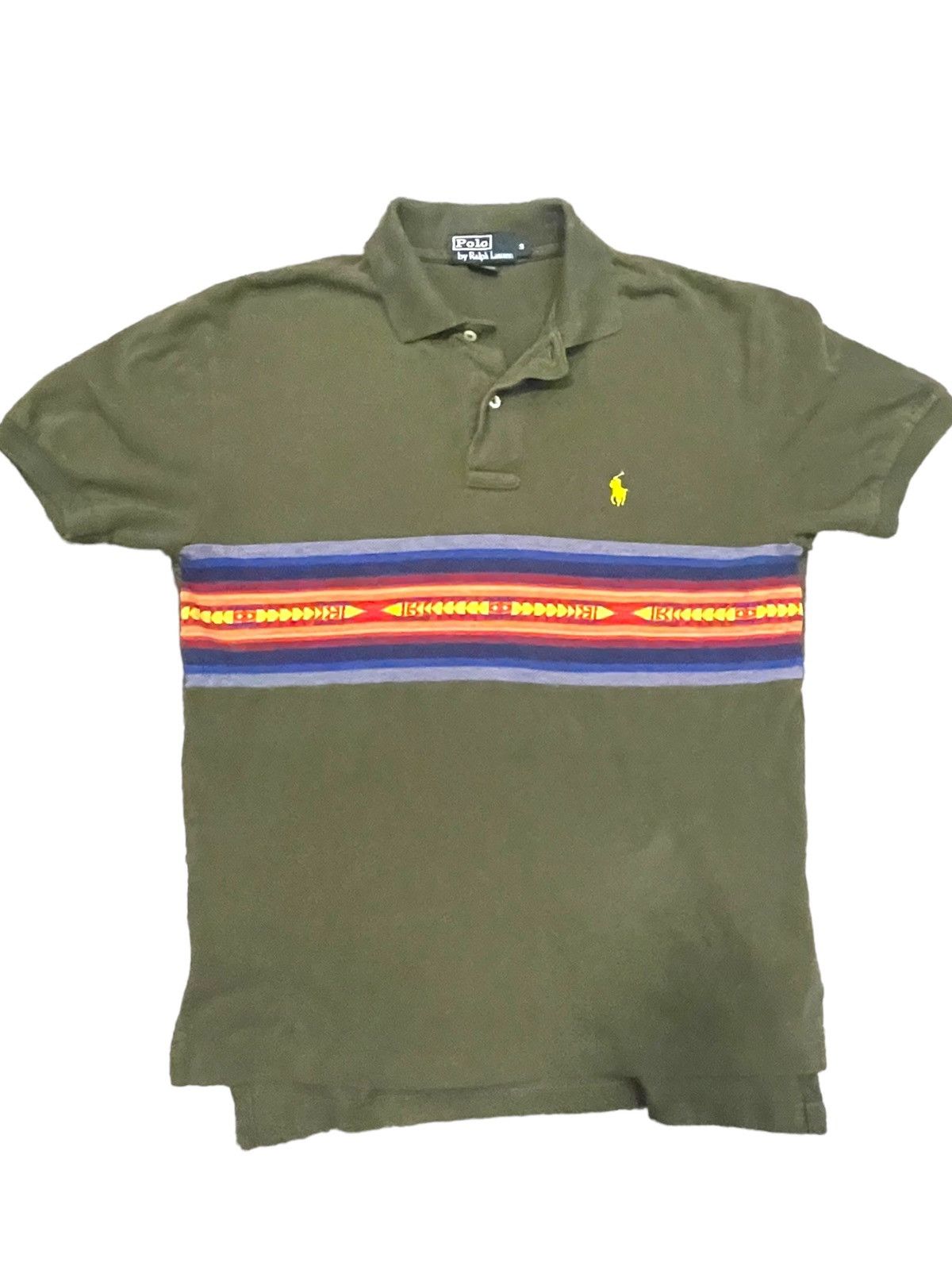 Polo Ralph Lauren Polo Ralph Lauren Aztec Shirt Small Size US S / EU 44-46 / 1 - 1 Thumbnail