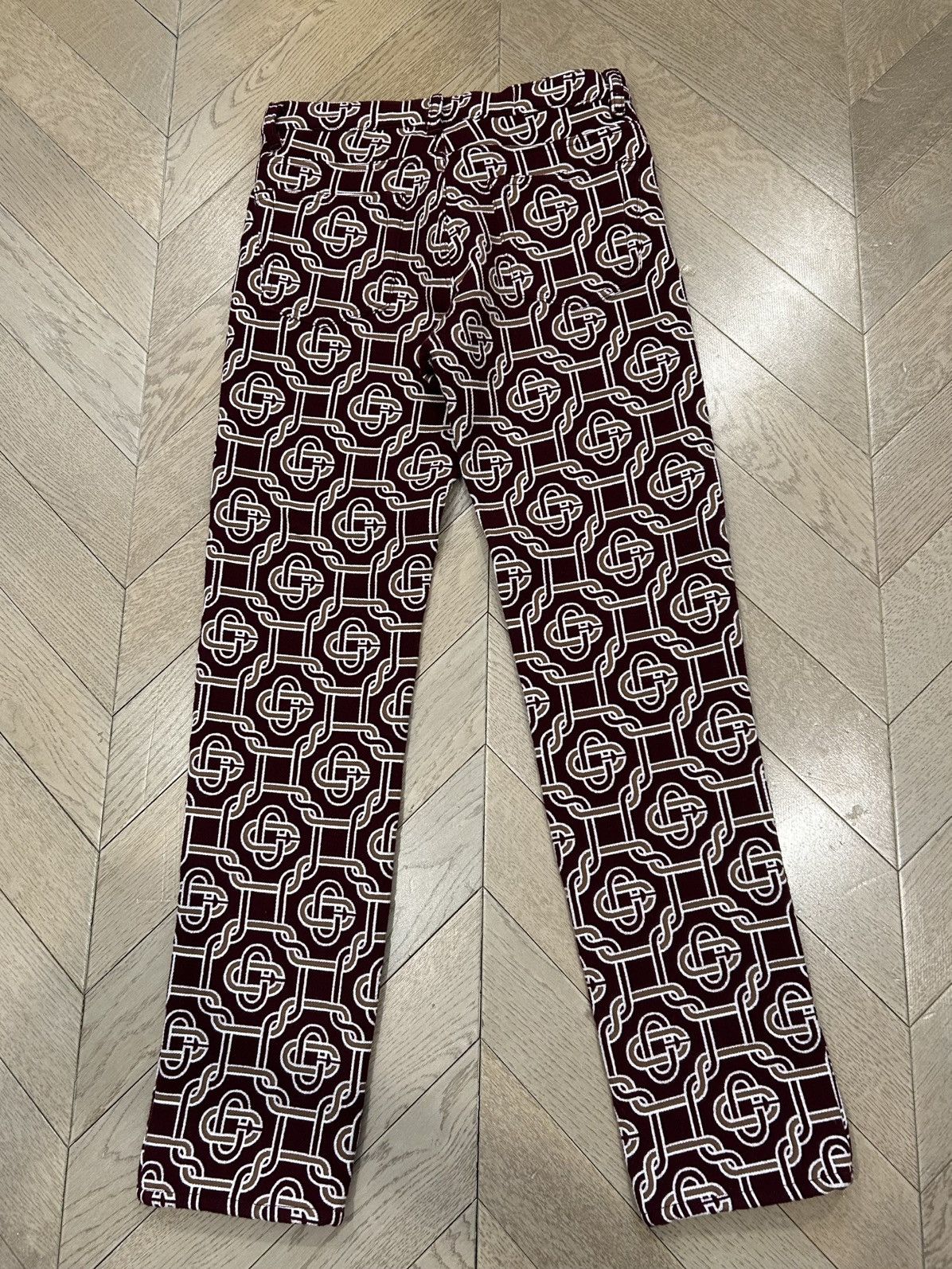 Casablanca CASABLANCA MONOGRAM JACQUARD PRINTED PANTS Size US 28 / EU 44 - 2 Thumbnail