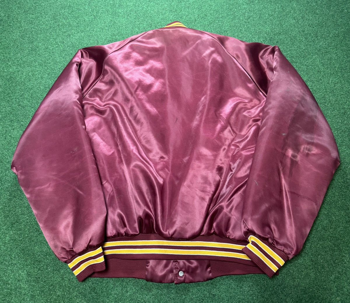 NFL × Starter × Vintage Vintage 80s Washington Redskins NFL Snap Up Satin Jacket Size US L / EU 52-54 / 3 - 3 Thumbnail