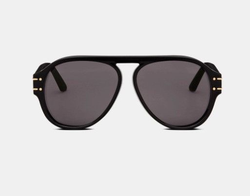 Dior o1w1db11124 Size: OS / Signature Pilot Sunglasses in Black Size ONE SIZE - 1 Thumbnail