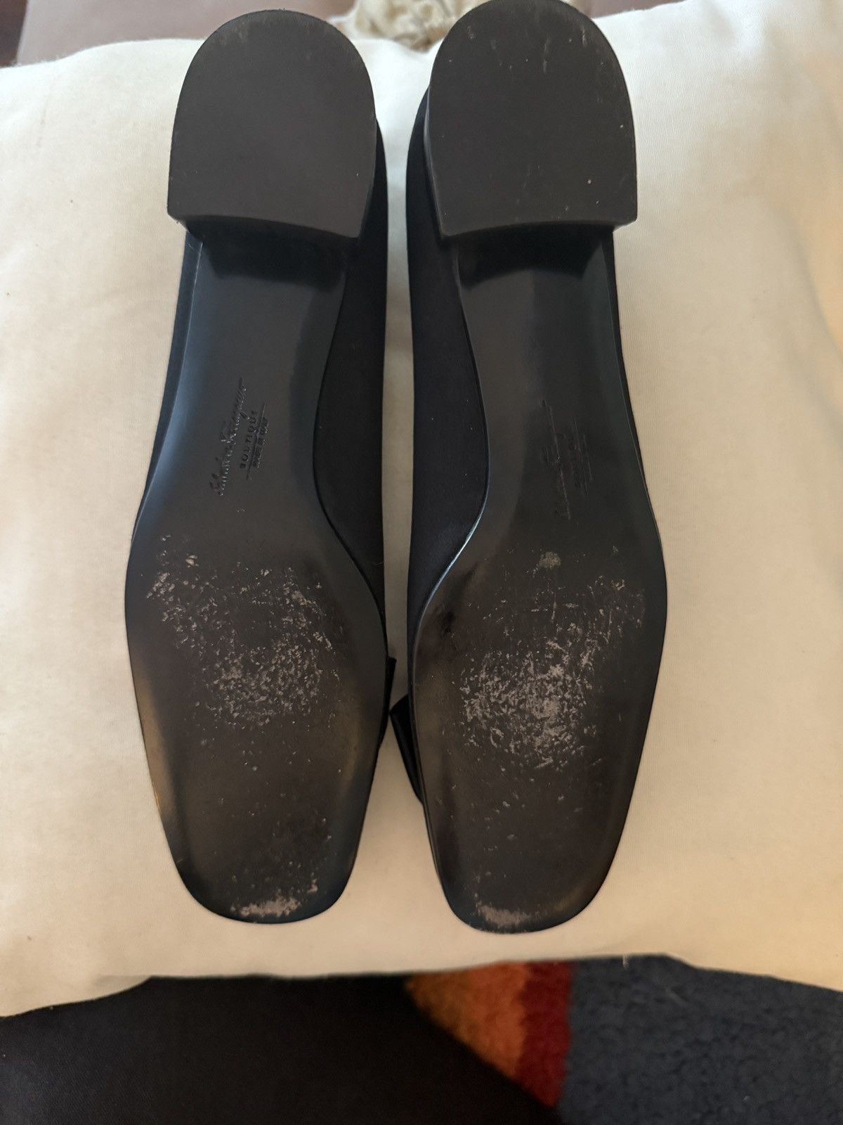 Salvatore Ferragamo Salvatore Ferragamo Satin Bow Flats Size US 8.5 / IT 38.5 - 4 Thumbnail
