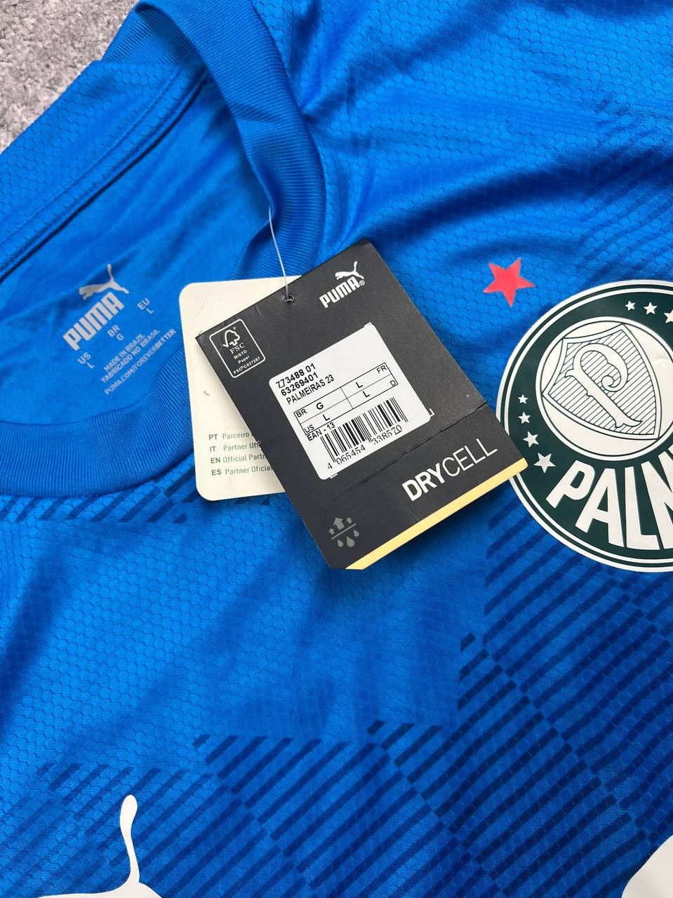 Puma Puma Palmeiras 2022 Jersey Brazil Tee Size US L / EU 52-54 / 3 - 8 Thumbnail
