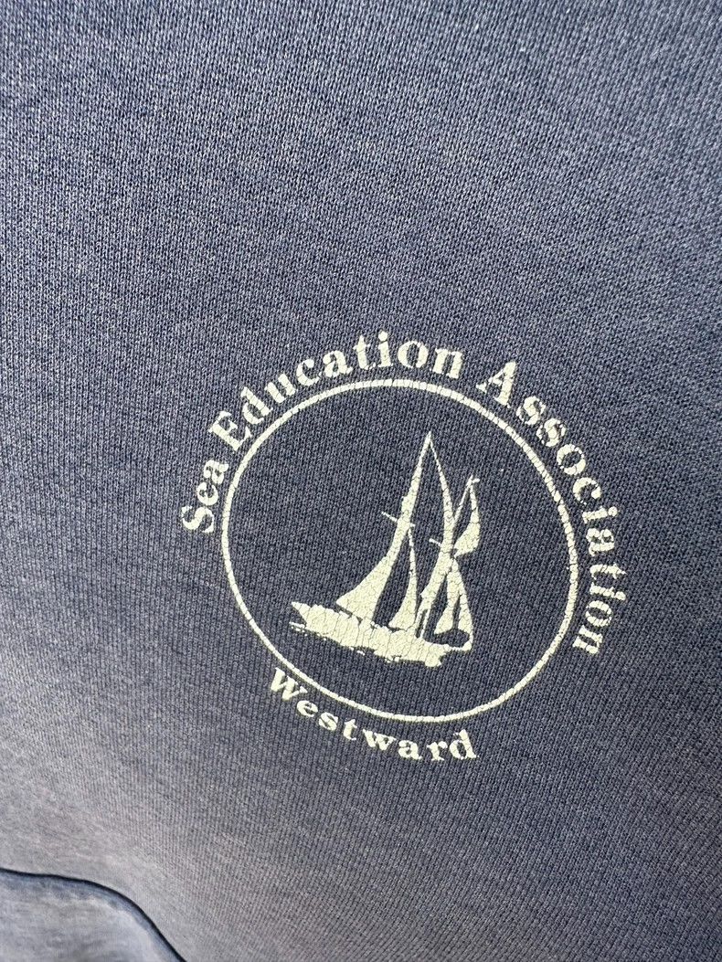 Vintage NAVY hoodie 90s 2505-Nextarrow Size US XL / EU 56 / 4 - 4 Thumbnail