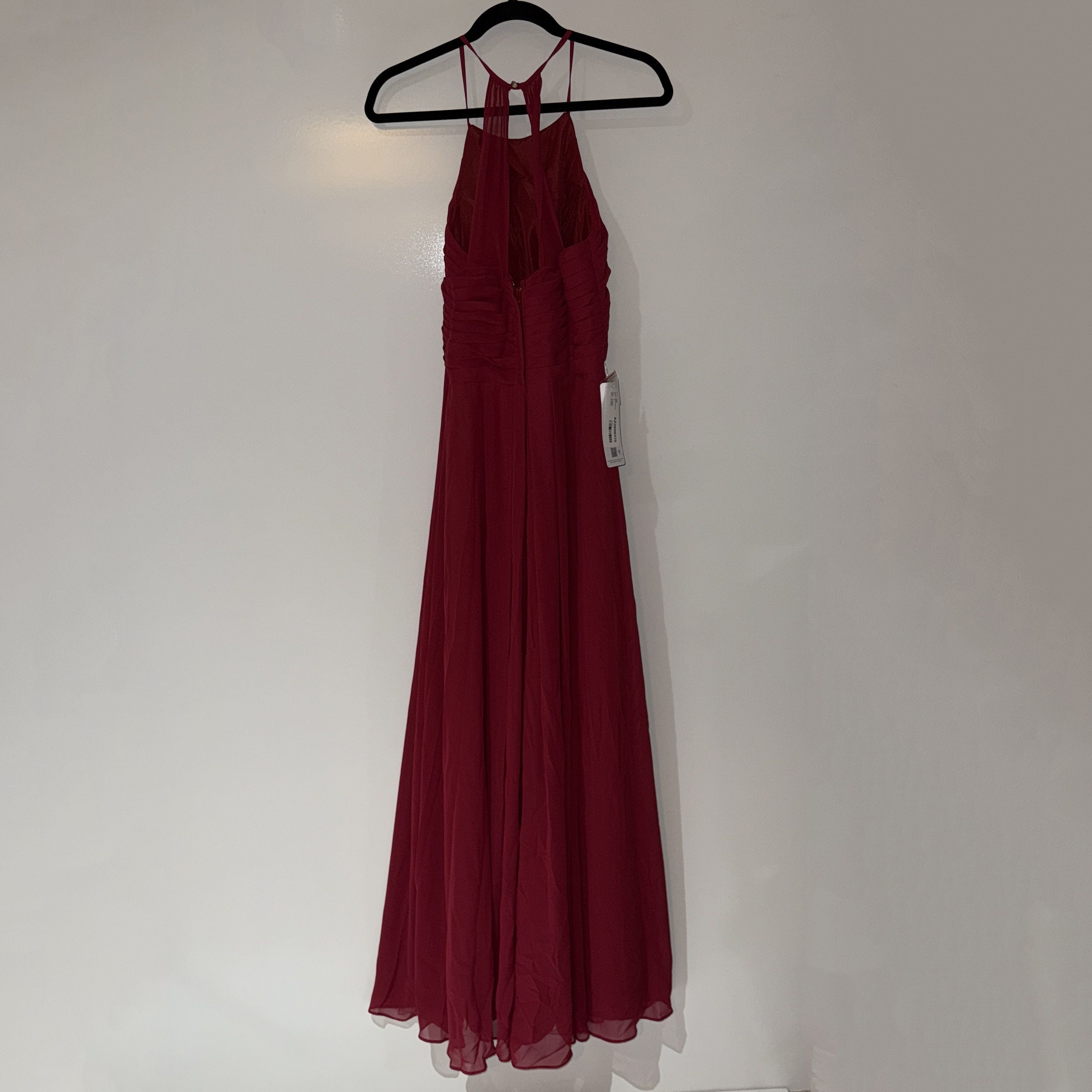 Other NEW Azazie Ginger A-Line Halter Pleated Size S / US 4 / IT 40 - 3 Thumbnail