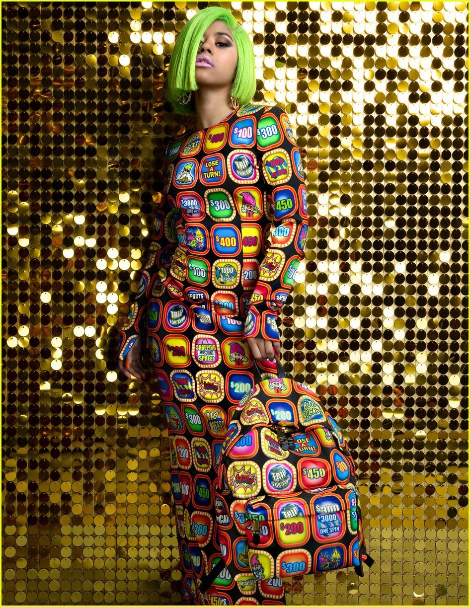 Moschino Moschino Couture AW 2019 "Good Luck Trolls" Fur Midi Skirt Size 25" / US 0 / IT 36 - 6 Thumbnail