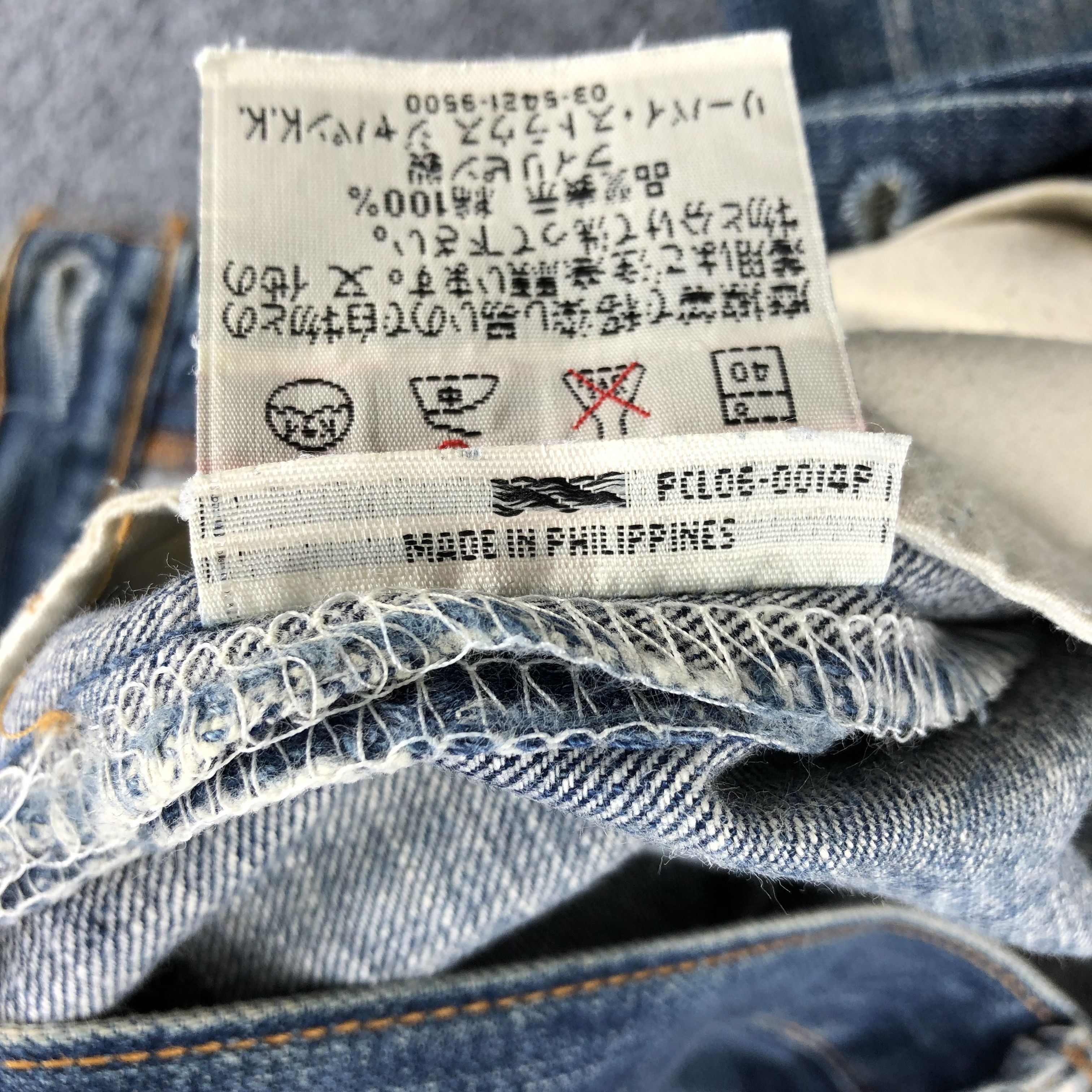 Levi's Vintage 90s Levis 501 Jeans Rusty Faded Blue Denim KJ333 Size US 32 / EU 48 - 11 Thumbnail
