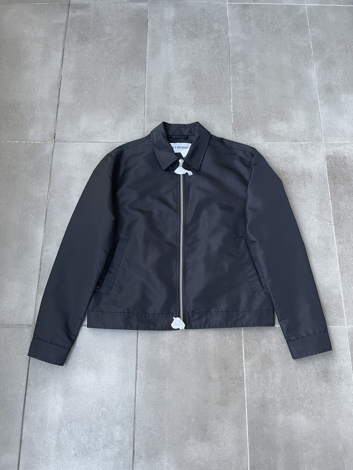 image of ds! Fw22 Han Kjobenhavn Boxed Black Nylon Jacket, Men's (Size Medium)