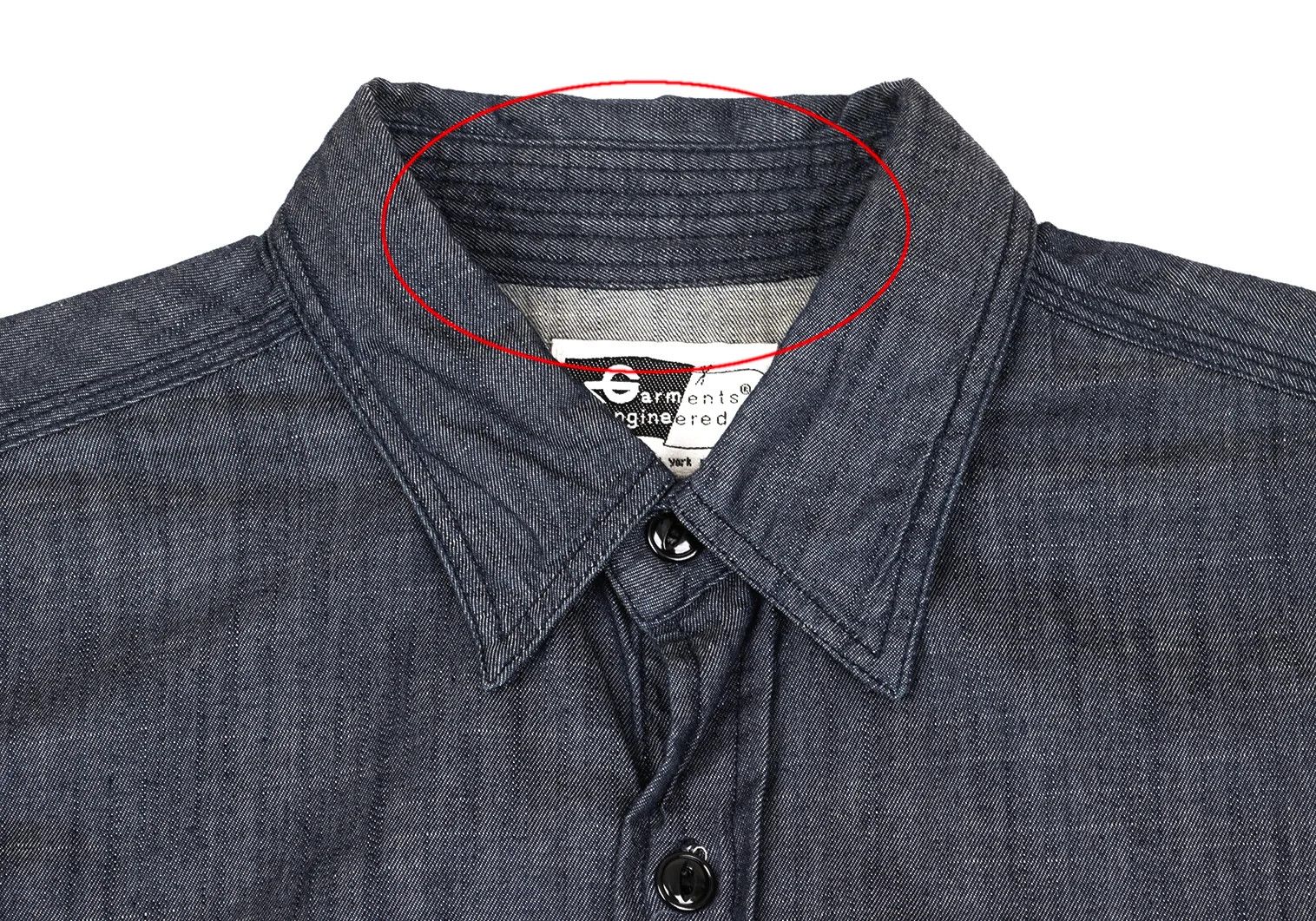Engineered Garments Cotton Denim Work Shirt Indigo Size M Size US M / EU 48-50 / 2 - 3 Thumbnail