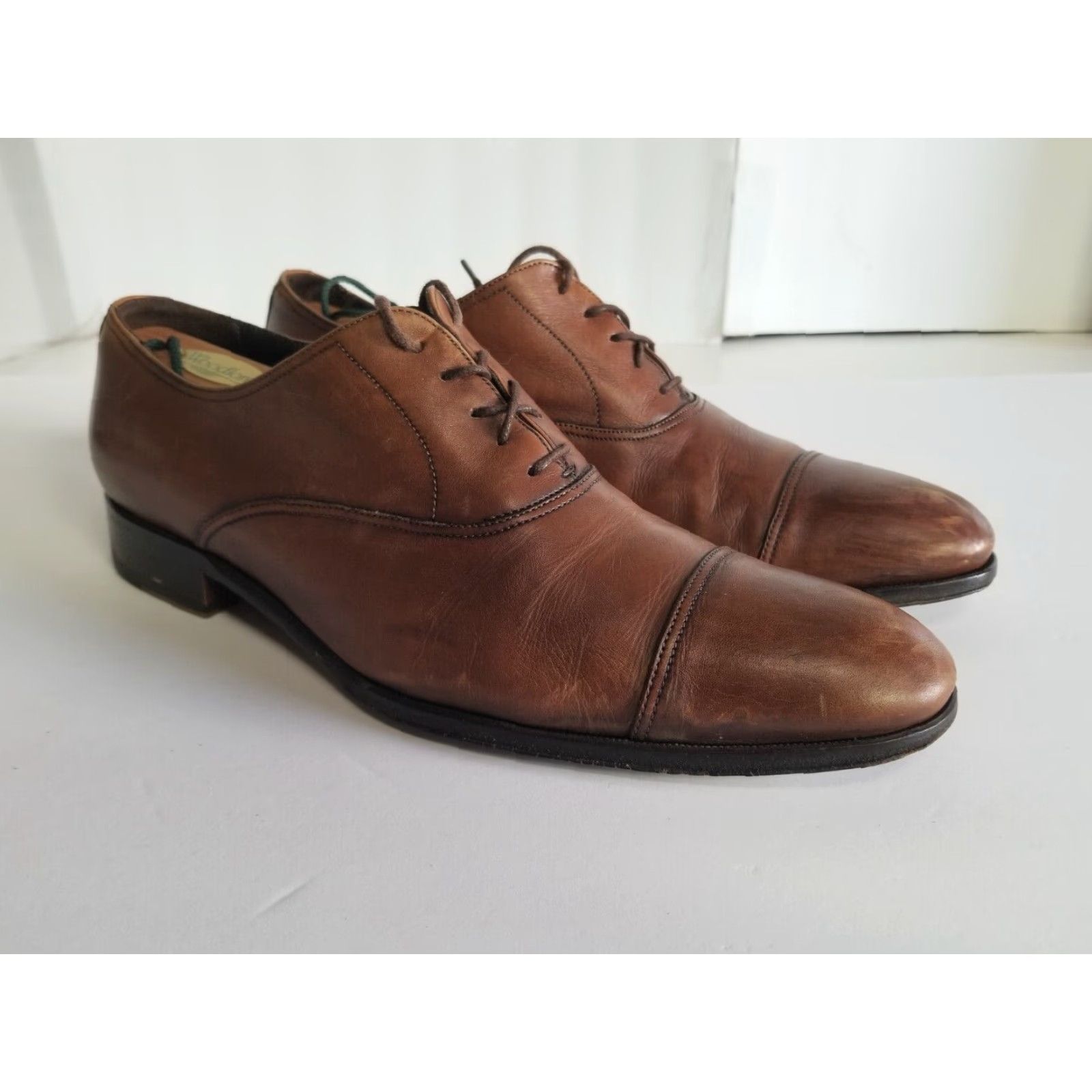 To Boot New York To Boot New York Shoes Cap Toe Oxford 1298 Italy Brown Calfskin Men’s Size 10 Mens Size ONE SIZE - 2 Thumbnail