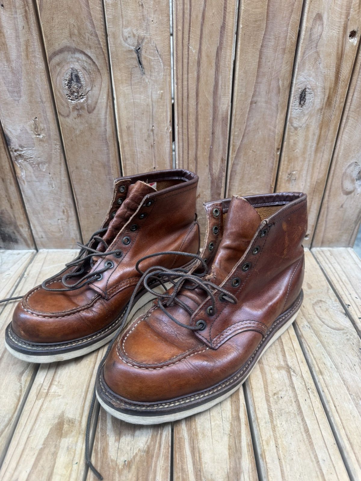 Red Wing Red Wing 1907 Copper Rough Brown Boots US 8 D |UK 7 | EUR 41 Size US 8 / EU 41 - 23 Thumbnail