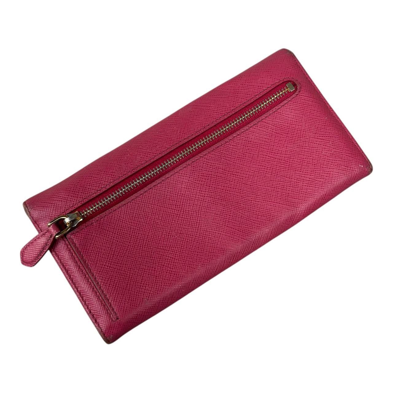 Prada Prada Saffiano Leather Ribbon Bow Envelope Long Wallet Size ONE SIZE - 2 Thumbnail