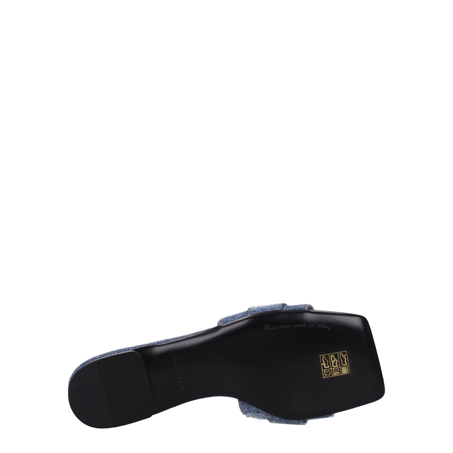 Dolce & Gabbana ob1o1e1124 Fabric Slippers and Clogs in Blue Size US 7 / IT 37 - 5 Thumbnail