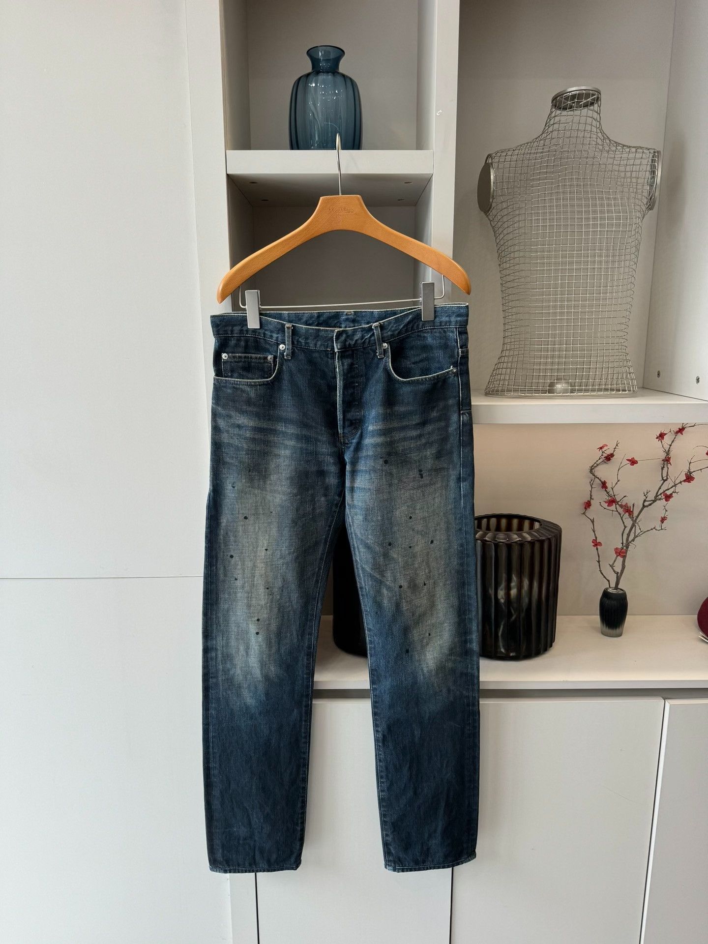 Dior Dior Splatter Washed Jeans Size US 32 / EU 48 - 1 Thumbnail