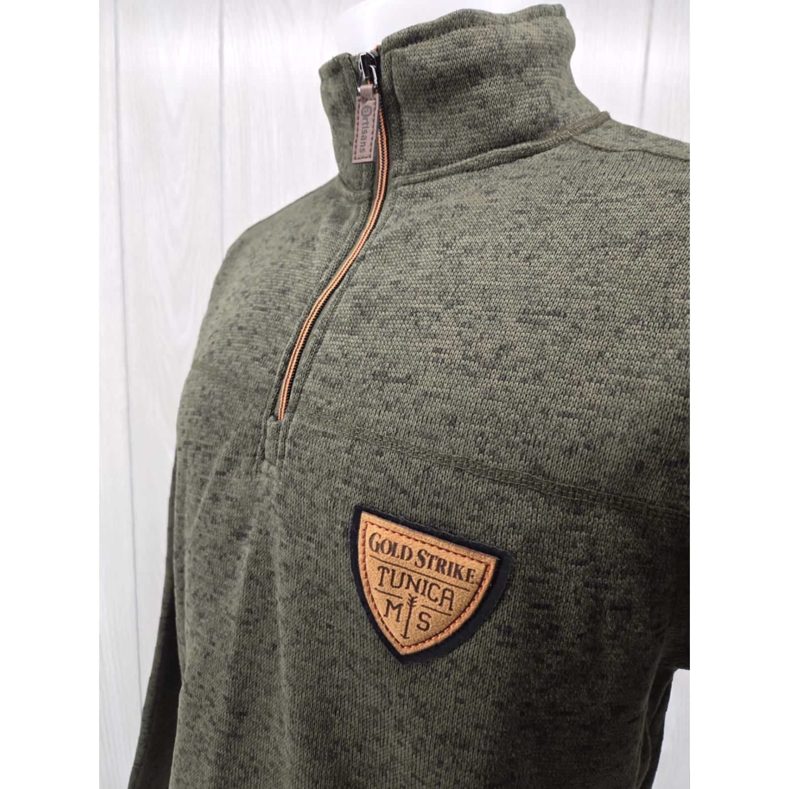 Vintage Gold Strike Casino Resort Sweatshirt Men Green XL? Size US M / EU 48-50 / 2 - 4 Thumbnail