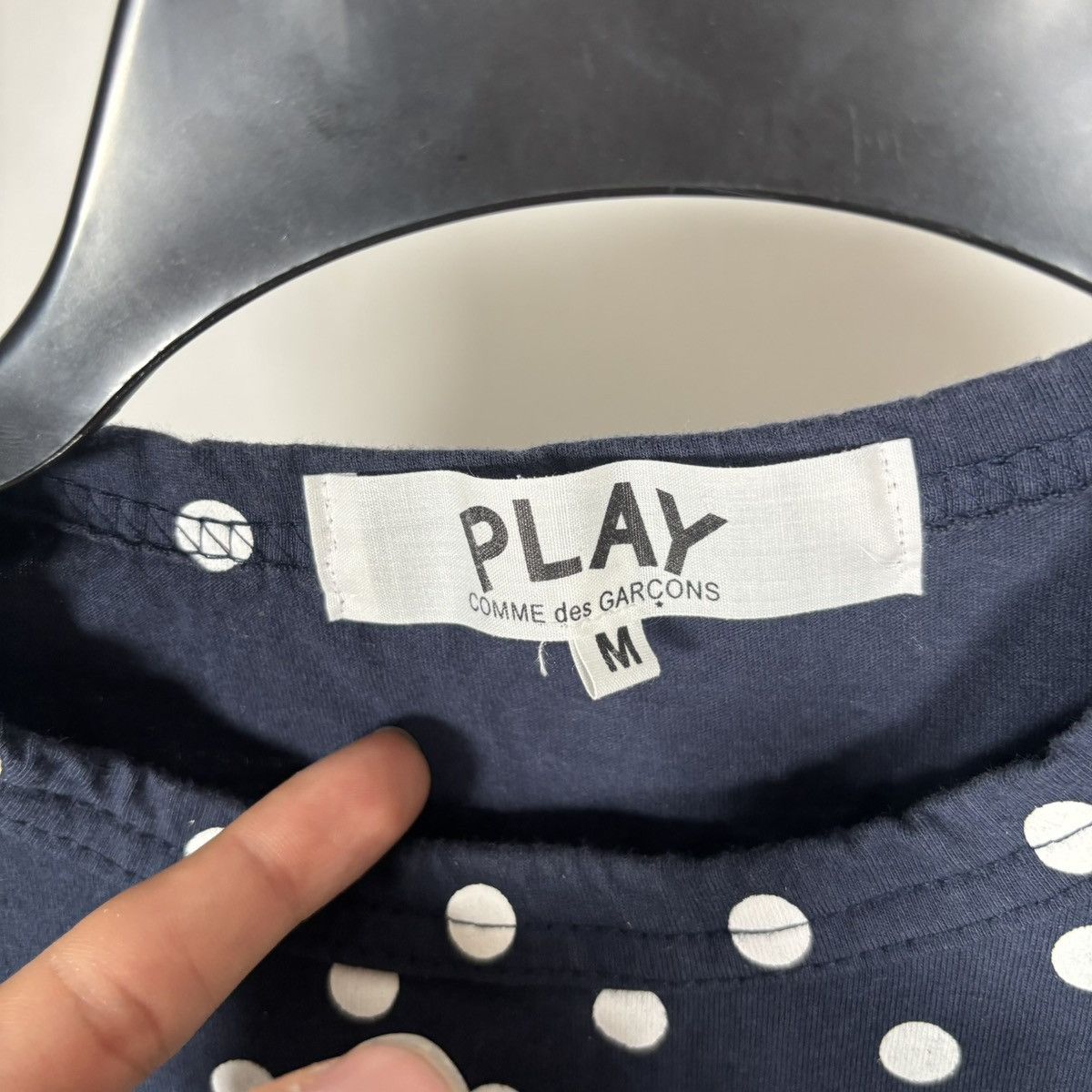 Other CDG Play Comme Des Garçon Blue Polka Dot Top Size M Size US M / EU 48-50 / 2 - 3 Thumbnail