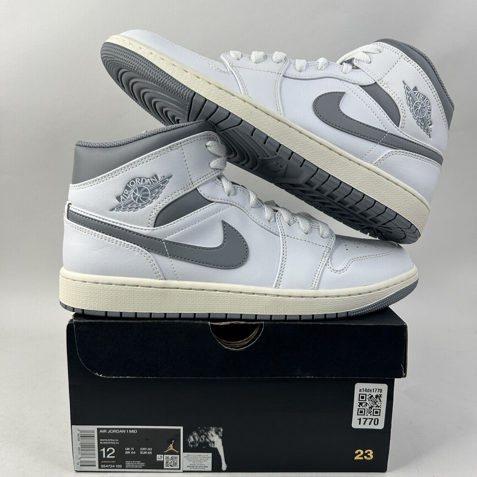 Nike Air Jordan 1 Mid Retro “Neutral Grey” 2024