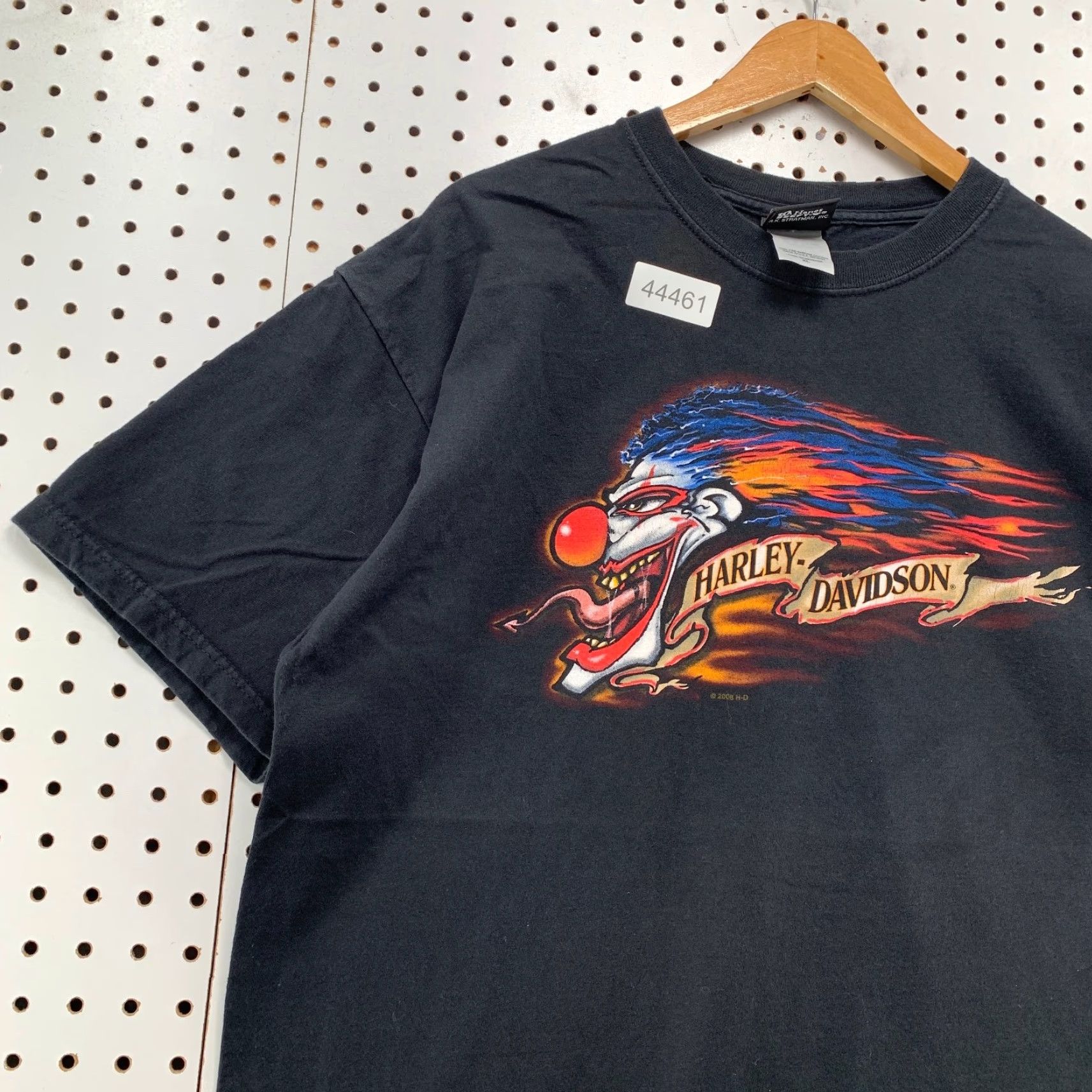 Harley Davidson Vintage Harley-Davidson Clown Horny Toad T Shirt Men XL Black Temple Texas Flame Size US XL / EU 56 / 4 - 5 Thumbnail