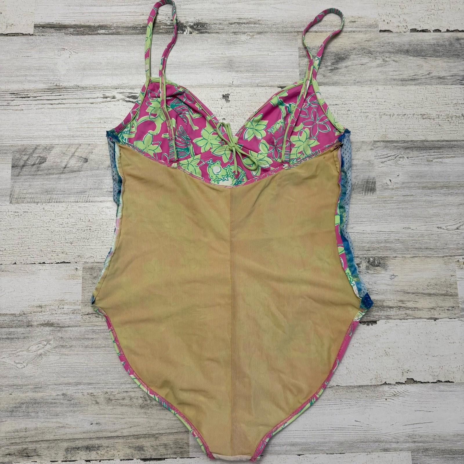 Designer Vintage Lily Pulitzer Hula Monkey Swimsuit Size ONE SIZE - 4 Thumbnail