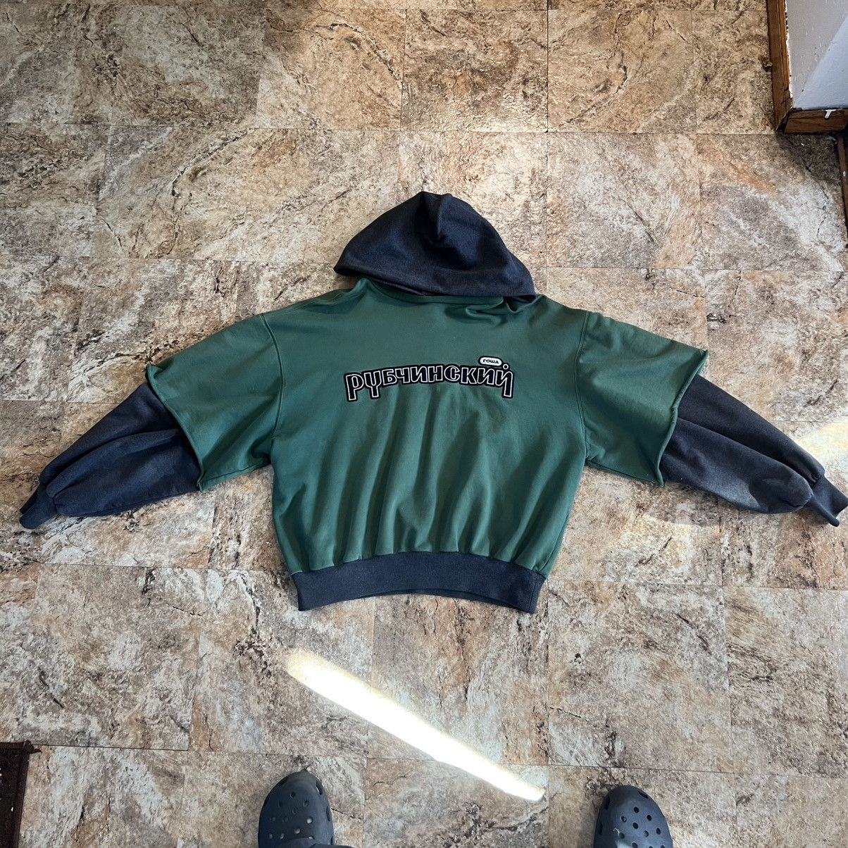Gosha Rubchinskiy × Vintage gosha rubchinskiy double layer Hoodie