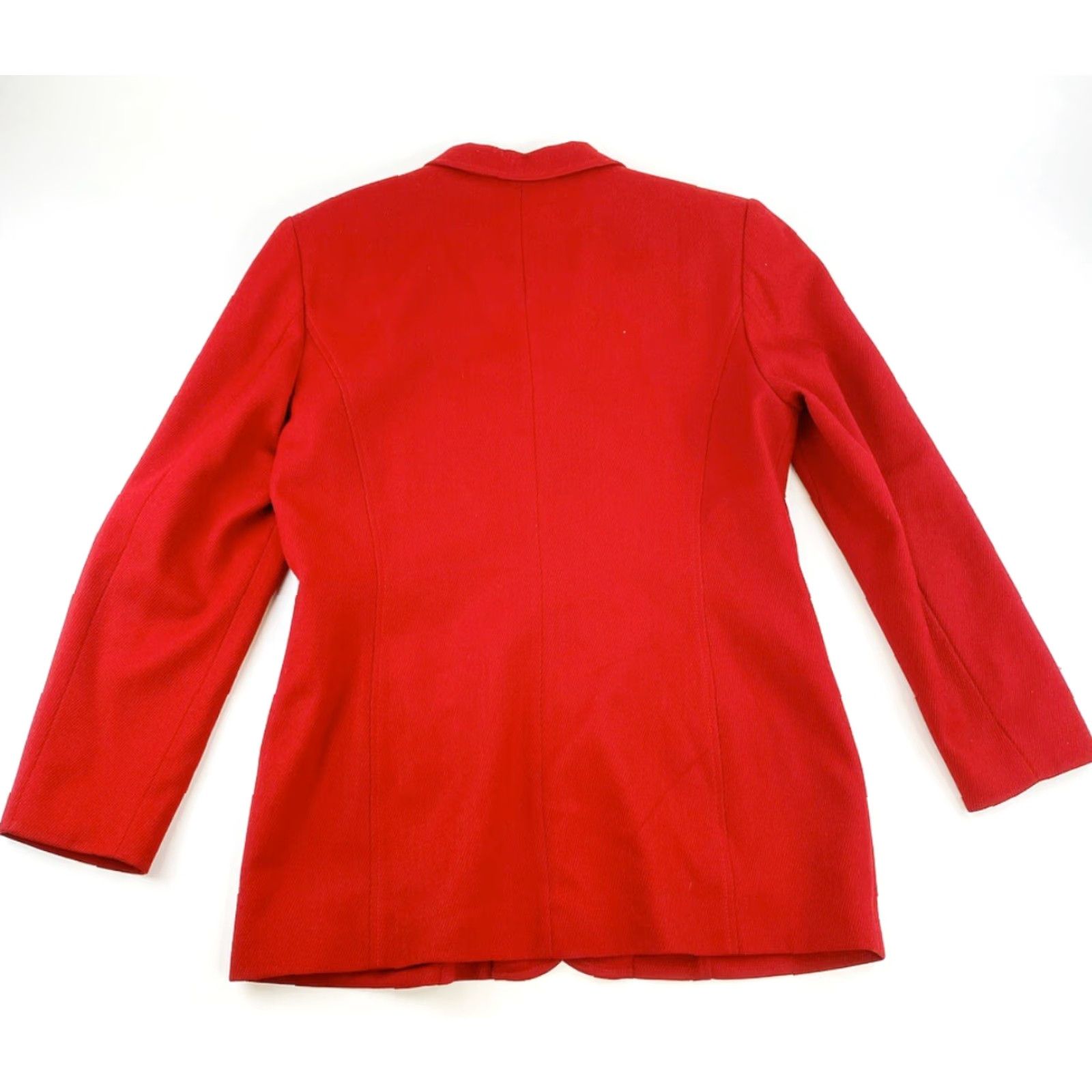 Pendleton VINTAGE Pendleton Blazer Womens 10 Red Wool USA Classic Jacket Size L / US 10 / IT 46 - 2 Thumbnail