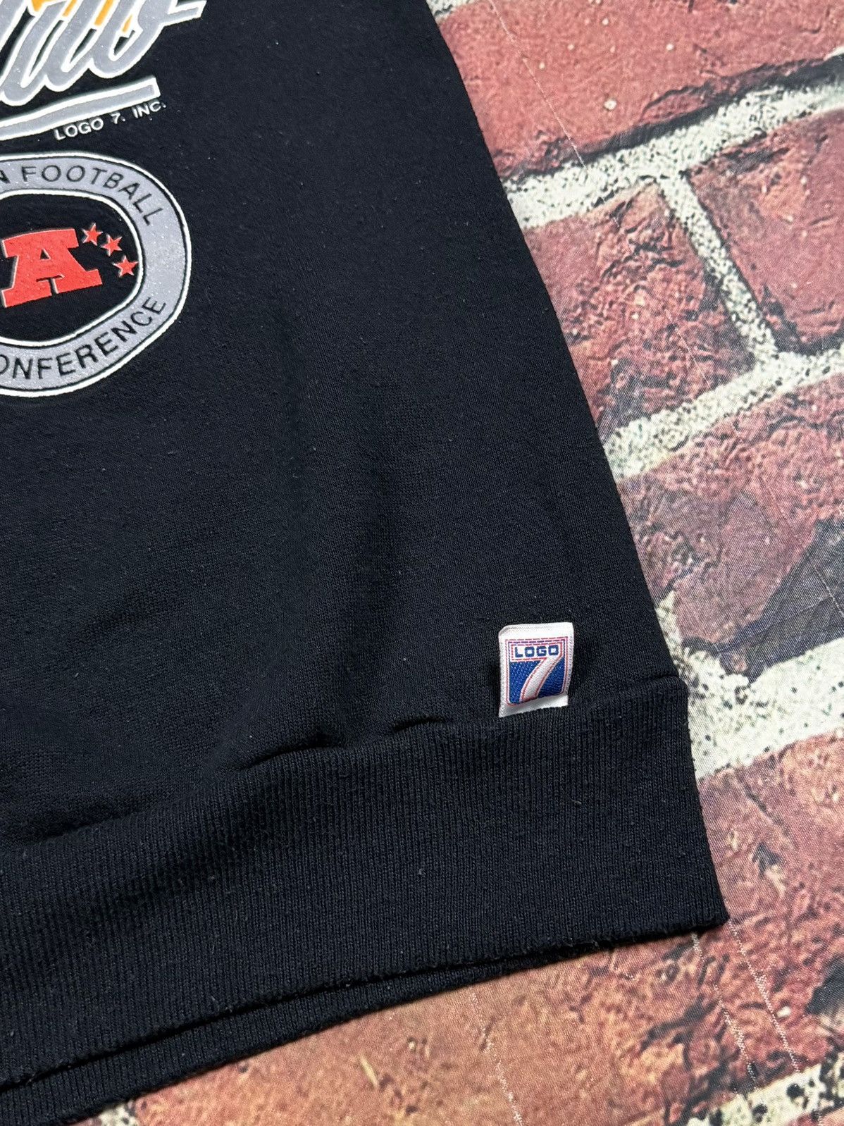 Logo 7 Vintage 90s Pittsburgh Steelers NFL Football Club Sweatshirt Size US L / EU 52-54 / 3 - 7 Thumbnail