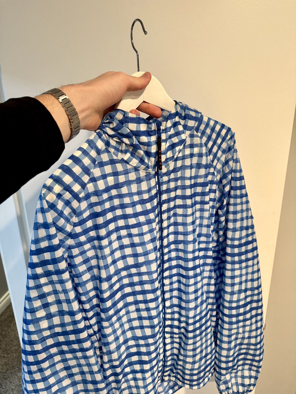 Marni × Uniqlo Uniqlo x MARNI Pocketable Check Parka Size US L / EU 52-54 / 3 - 6 Thumbnail