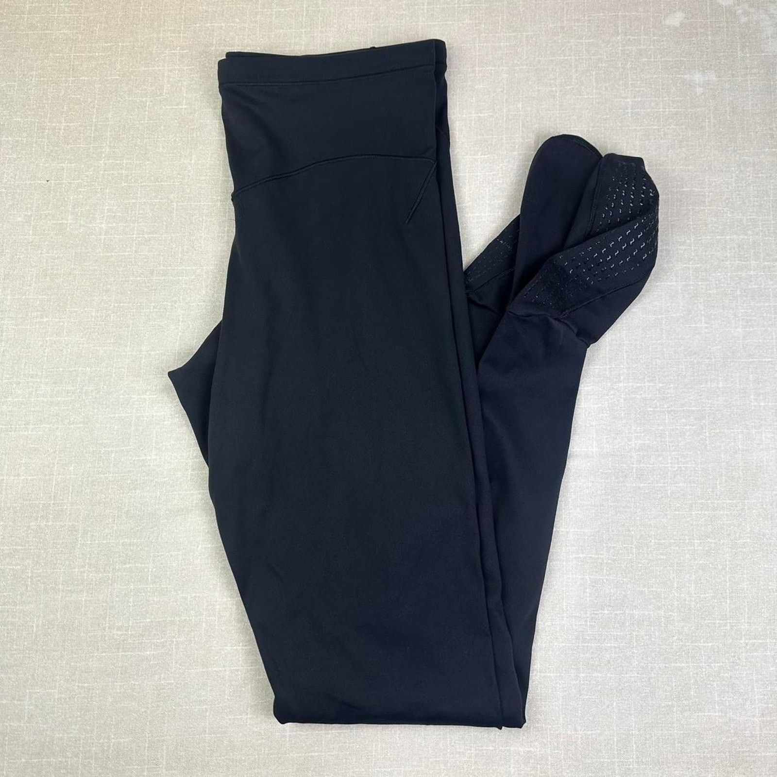 SKIMS Nike SKIMS Matte Footsie Grip Leggings in Obsidian Women XL Size 32" / US 10 / IT 46 - 2 Thumbnail