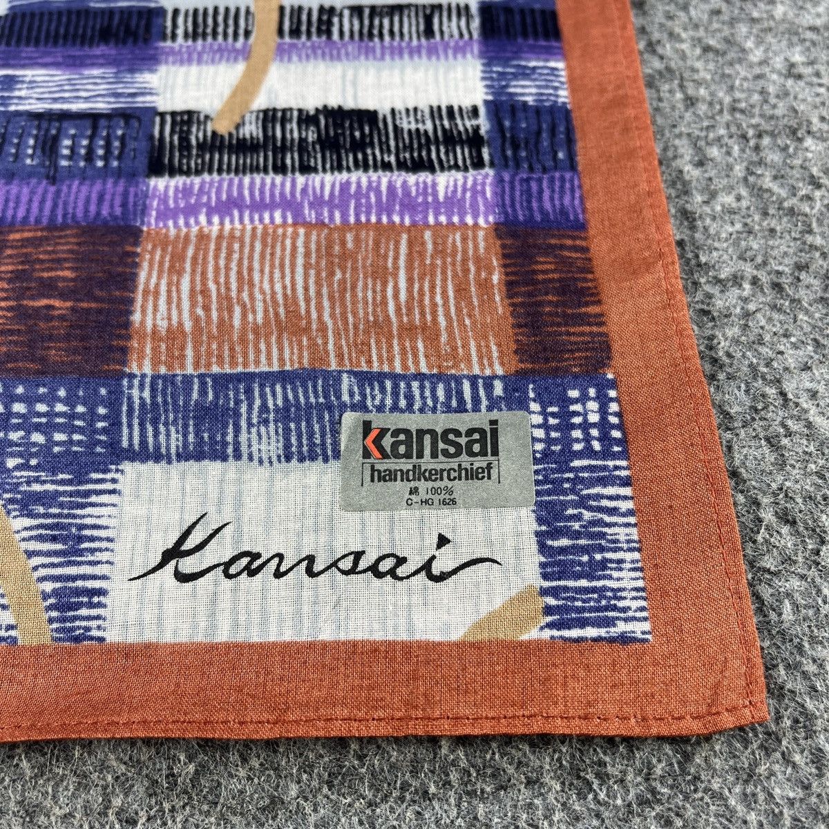 Japanese Brand Kansai Yamamoto Handkerchief / Bandana / Neckerchief B090 Size ONE SIZE - 4 Thumbnail