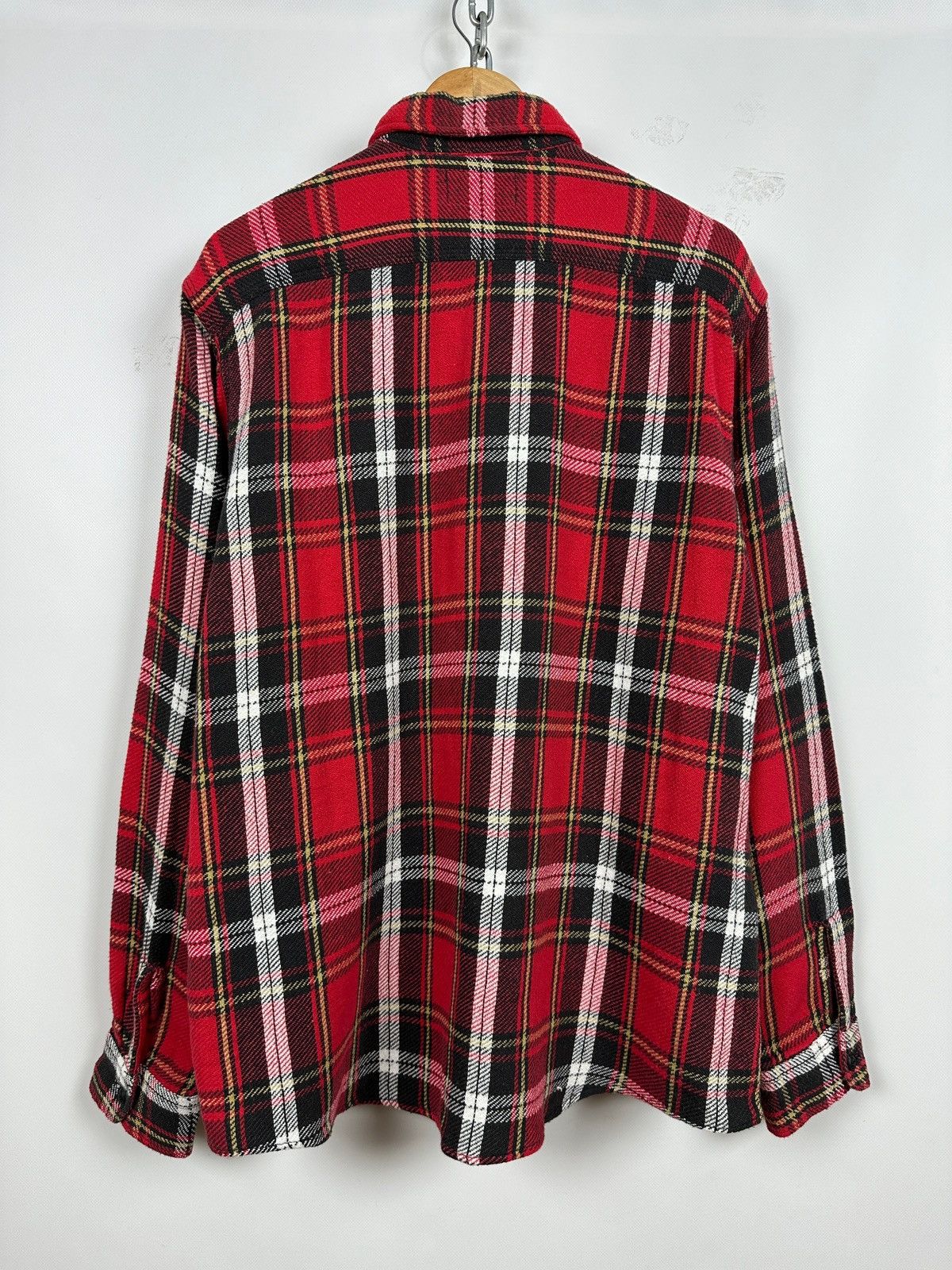 Polo Ralph Lauren RRL Ralph Lauren Double RL Plaid Flannel Long Sleeve Shirt Size US L / EU 52-54 / 3 - 2 Thumbnail