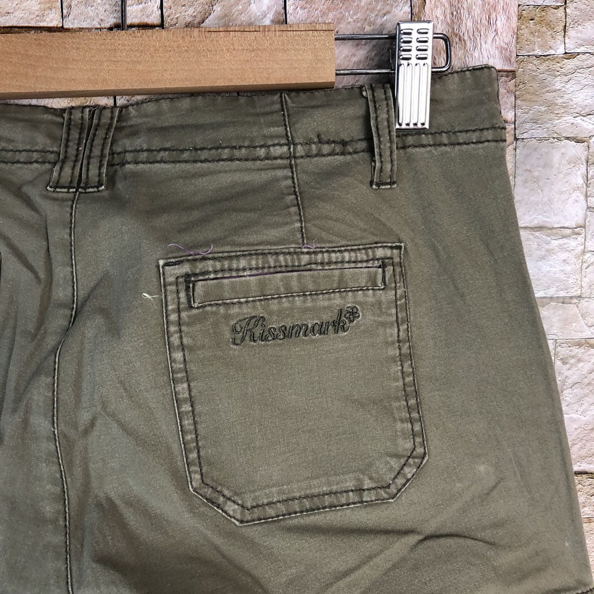 Japanese Brand Kiss Mark Cargo utility tactical Multipocket Pants #A983 Size 27" / US 4 / IT 40 - 17 Thumbnail