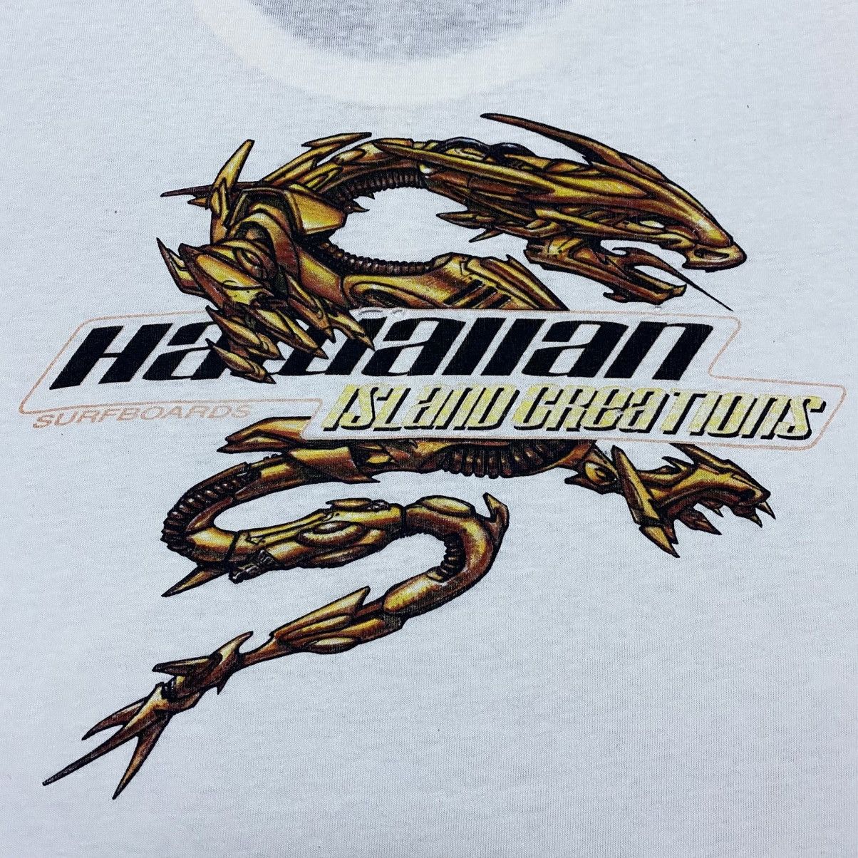 Vintage Rare‼️🔥Vintage Distress Hawaiian Surfboards Dragon T-Shirt Size US M / EU 48-50 / 2 - 7 Thumbnail
