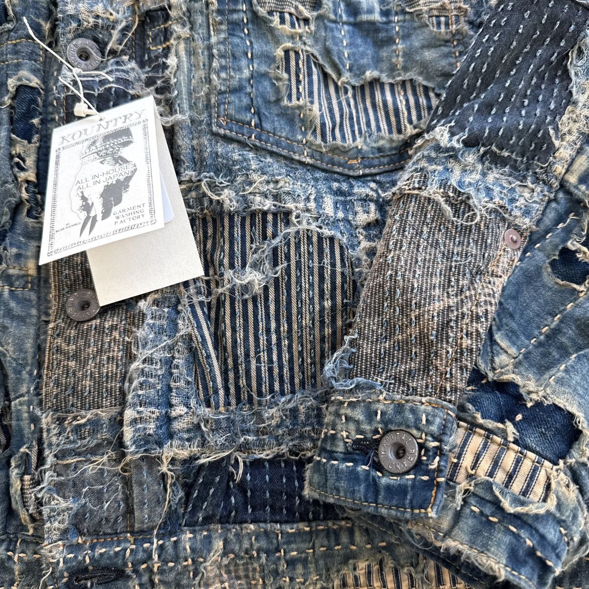 Kapital Kapital Boro Patchwork Denim Jacket Size 3 2024 Size US L / EU 52-54 / 3 - 5 Thumbnail