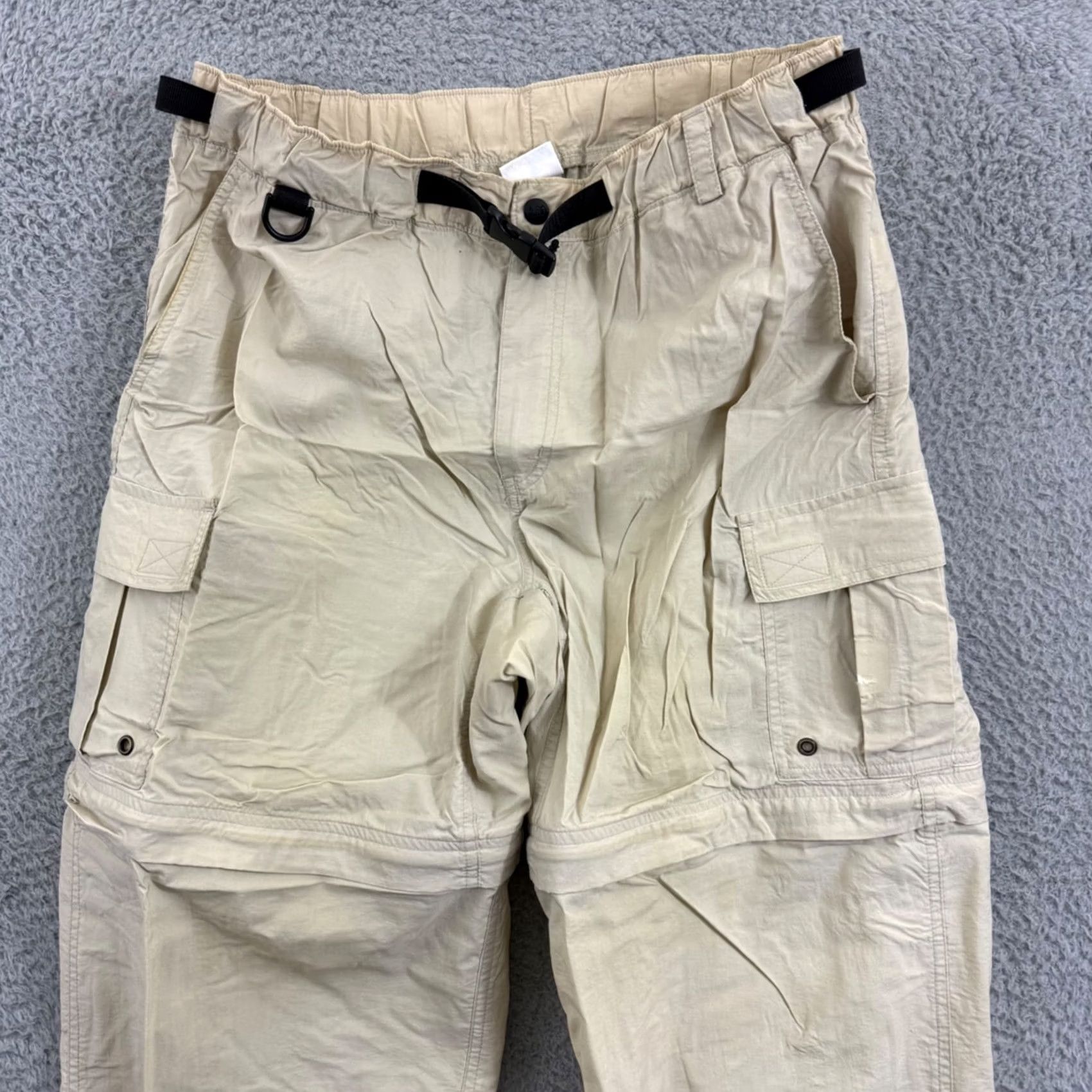 Vintage REI CoOp Pants Womens Medium Convertible Zip Off Hiking Cargo Outdoor Loose Size 32" / US 10 / IT 46 - 3 Thumbnail