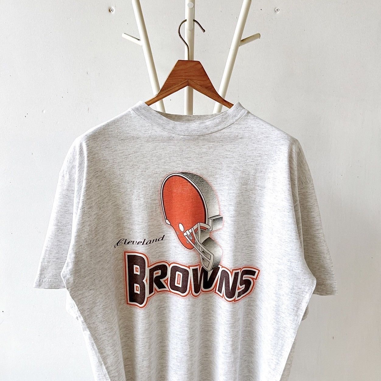 Vintage 90s Cleveland Brown NFL t-shirt/ XL Size US XL / EU 56 / 4 - 3 Thumbnail