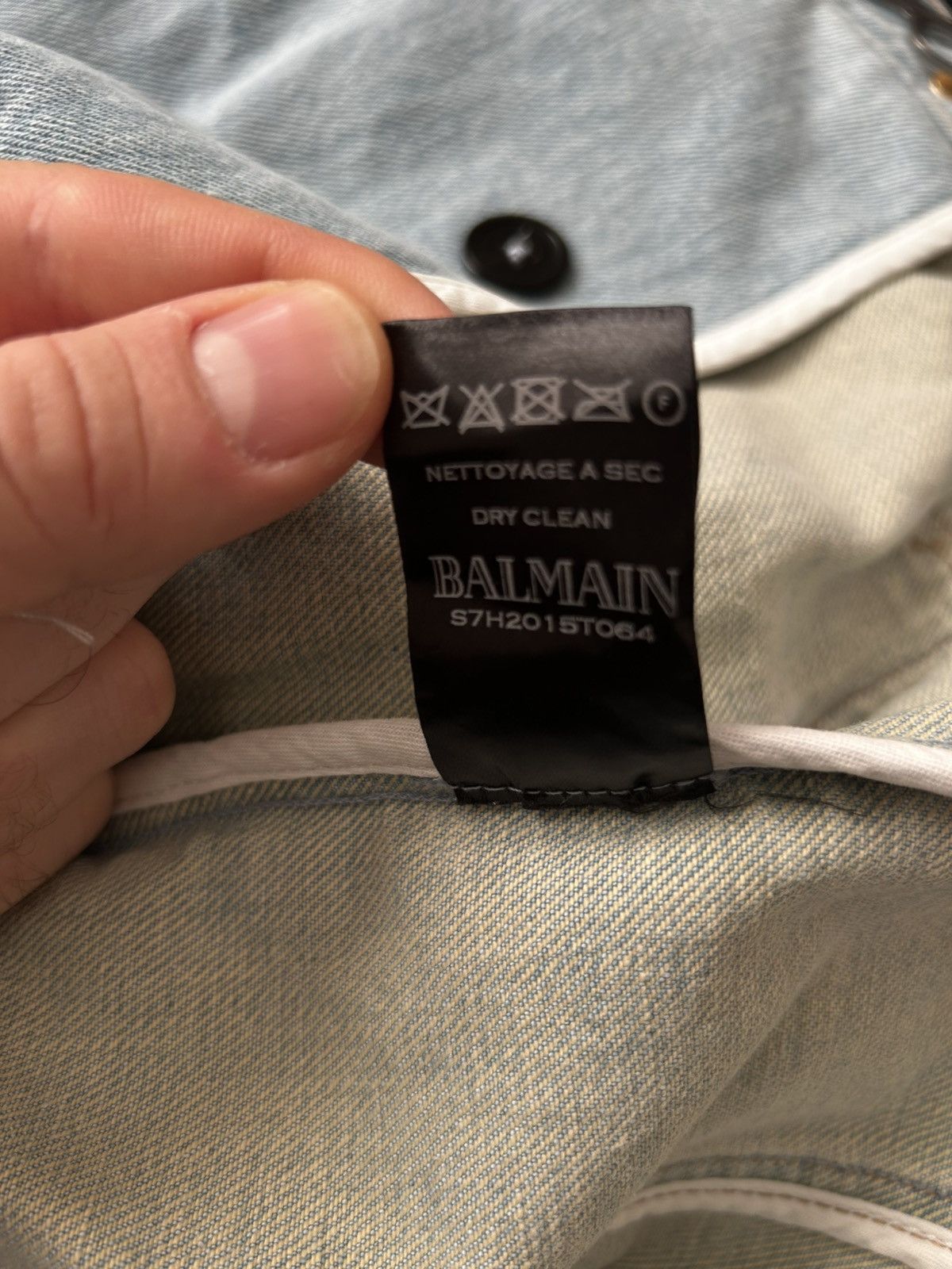 Balmain Balmain Denim Riders Jacket Size 46 Size US S / EU 44-46 / 1 - 10 Thumbnail