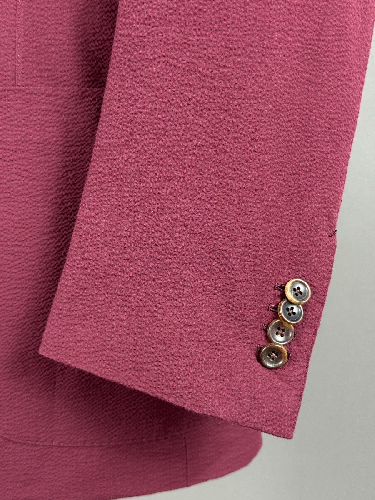 Ermenegildo Zegna Ermenegildo Zegna Napoli Couture Men’s Silk Blend Blazer Size 42S - 8 Thumbnail