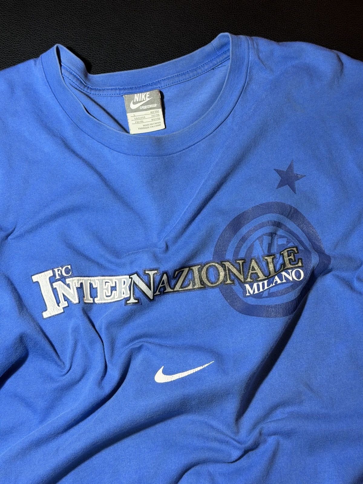 Nike Vintage Inter Milan 00's Nike Football T-shirt Size US L / EU 52-54 / 3 - 1 Thumbnail