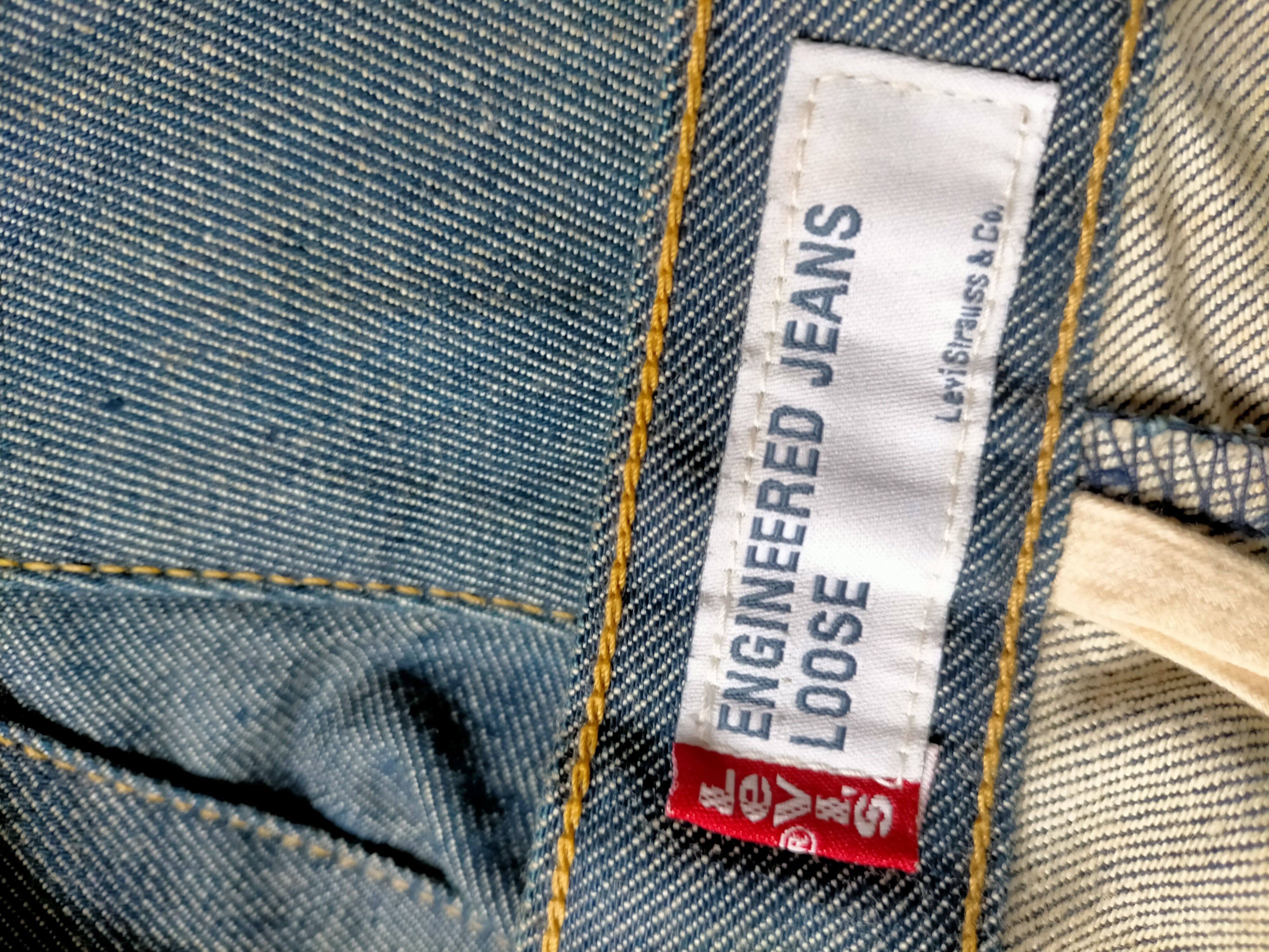 Levi's 2000s Levis Engineered Twist Leg Loose Rusty Denim Pants Size US 30 / EU 46 - 16 Thumbnail
