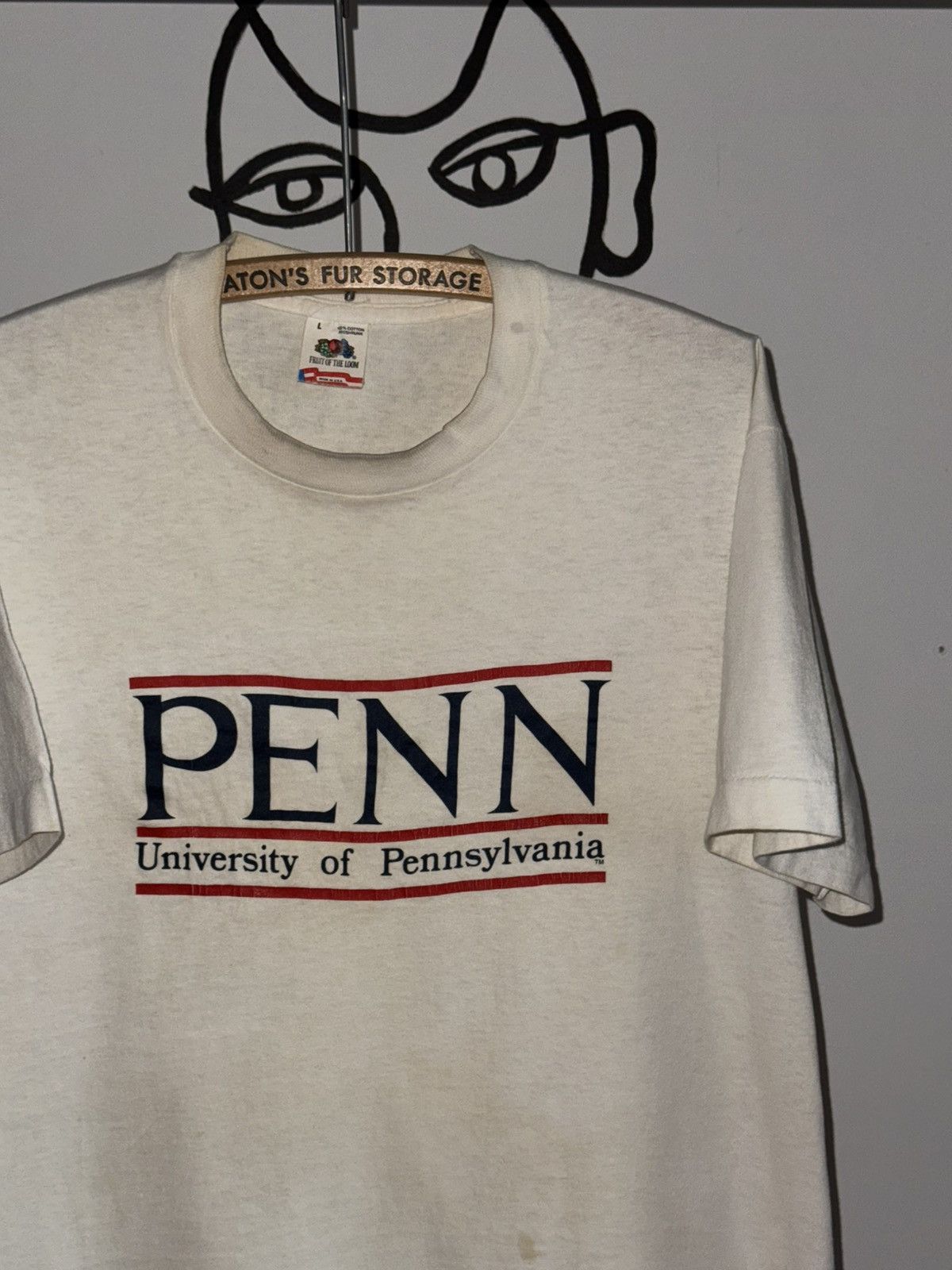 Penn × Vintage Vintage 90s PENN State University of Pennsylvania Tshirt Size US L / EU 52-54 / 3 - 2 Thumbnail