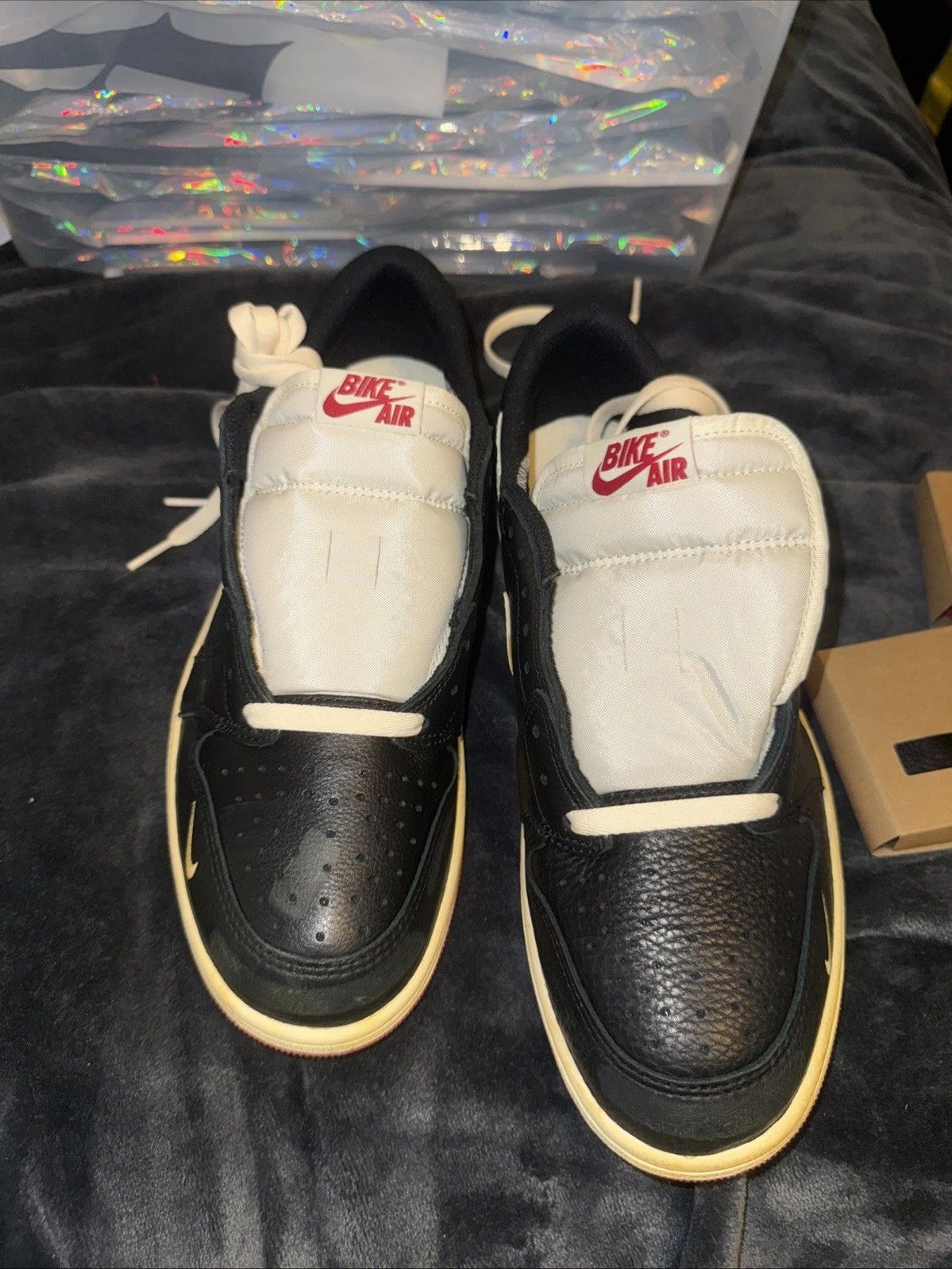 Jordan Brand Nigel Sylvester x Air Jordan 1 OG Low Better With Time Size US 10 / EU 43 - 3 Thumbnail