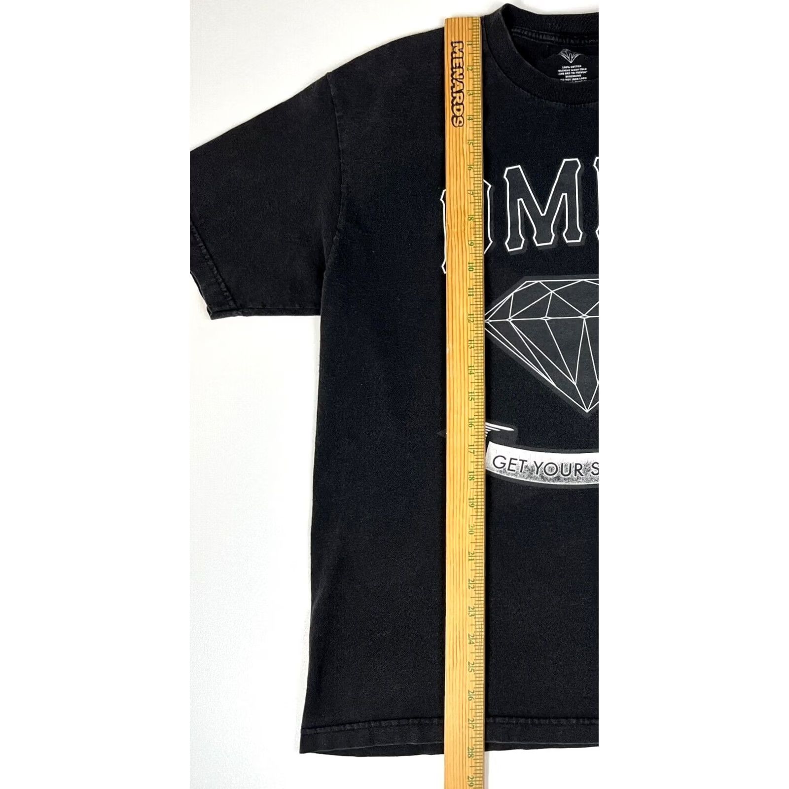 Diamond Supply Co. Diamond Supply Co. T-Shirt Mens Short Sleeve Crew Neck Black Cotton Logo USA Made in USA Sz L Size US L / EU 52-54 / 3 - 6 Thumbnail