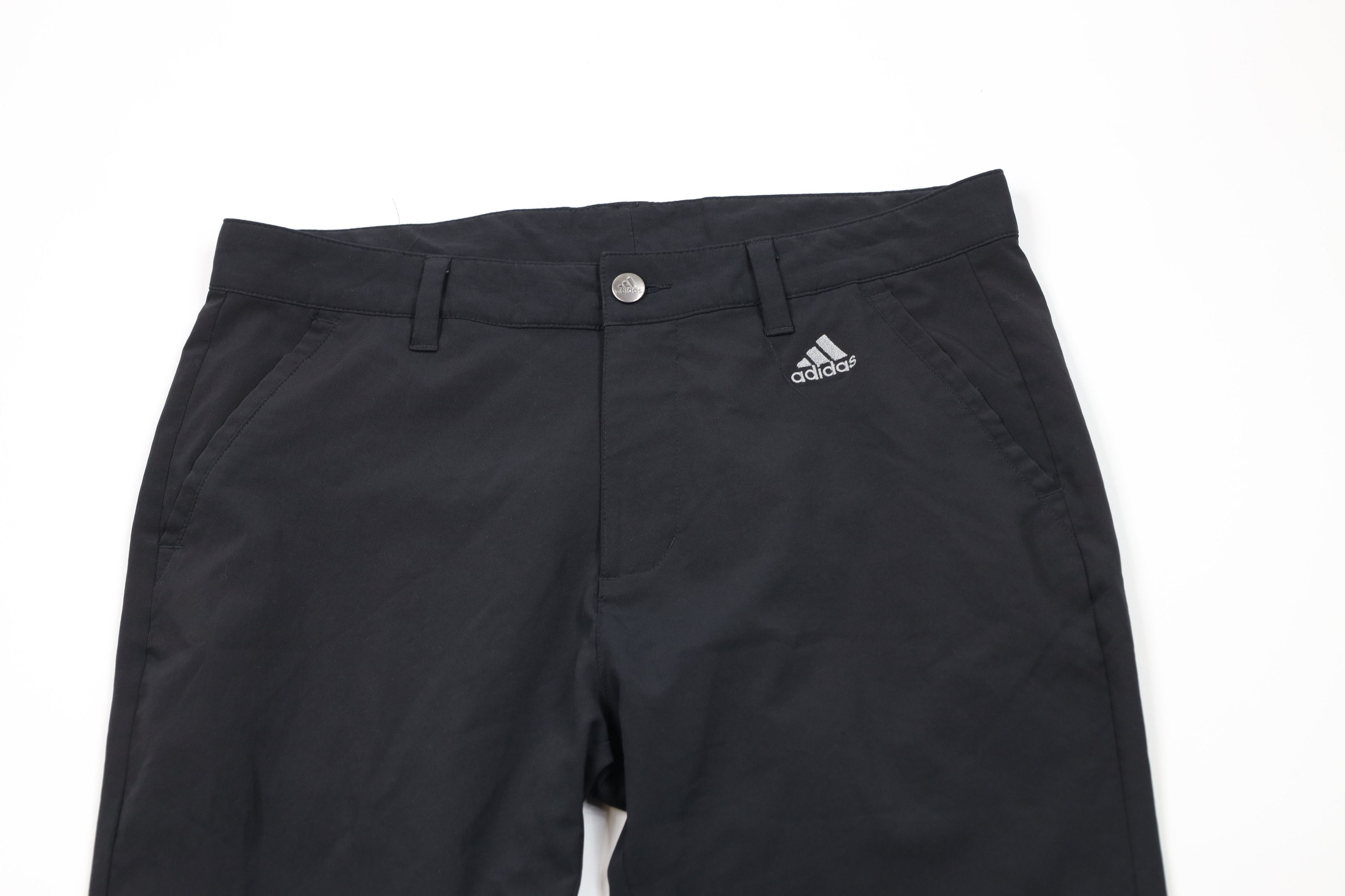 Adidas × Vintage Adidas Golf Spell Out Tech Golfing Chino Pants Black Size US 30 / EU 46 - 2 Thumbnail