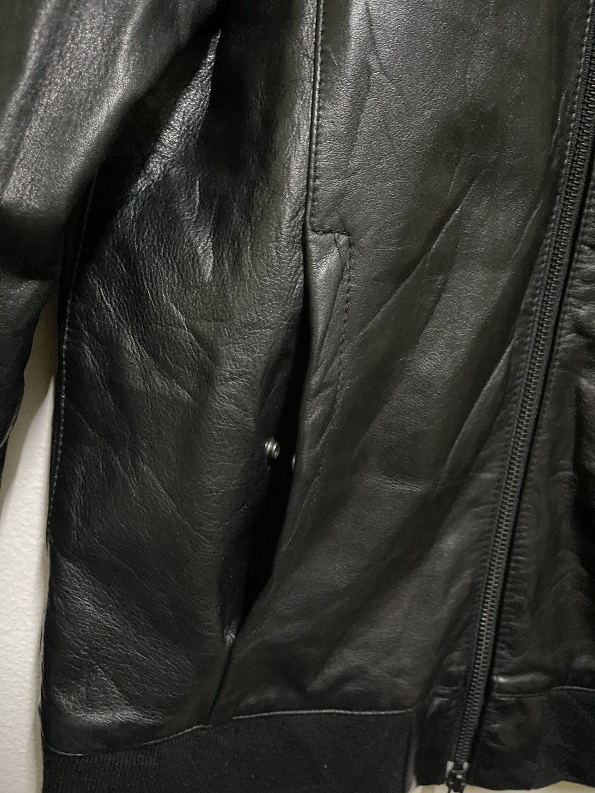 Japanese Brand Shama Biker Leather Jacket Zipper Japan 38 Size US S / EU 44-46 / 1 - 10 Thumbnail