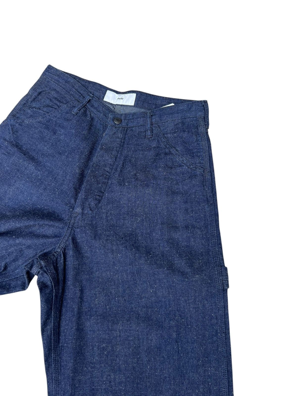 Freewheelers APACHE Japan Indigo Blue Denim Loose Military Work Jeans Size US 29 - 11 Thumbnail