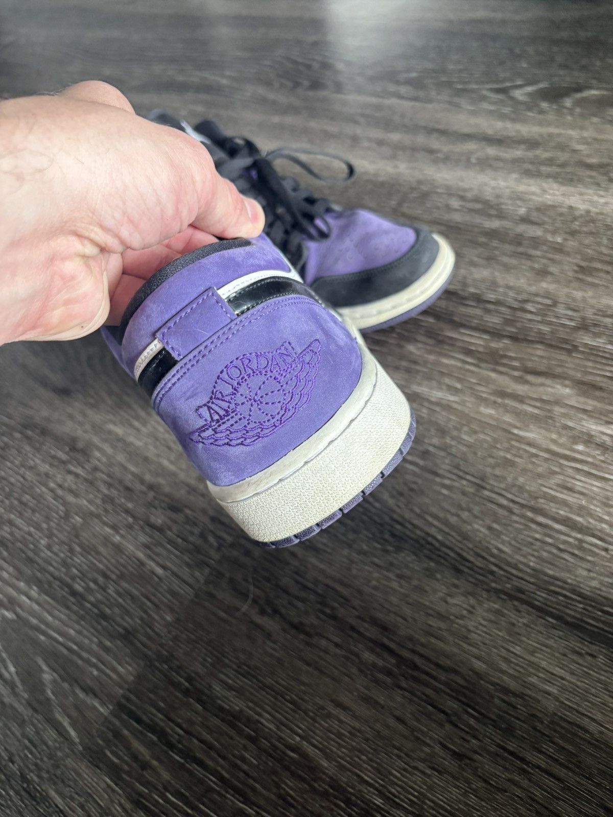 Jordan Brand Purple air jordan 1 low Size US 12 / EU 45 - 3 Thumbnail