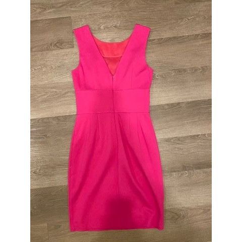 Trina Turk Trina Turk Pink Sleeveless Pleated Sheath Dress Size 2 barbi Size XS / US 0-2 / IT 36-38 - 2 Thumbnail